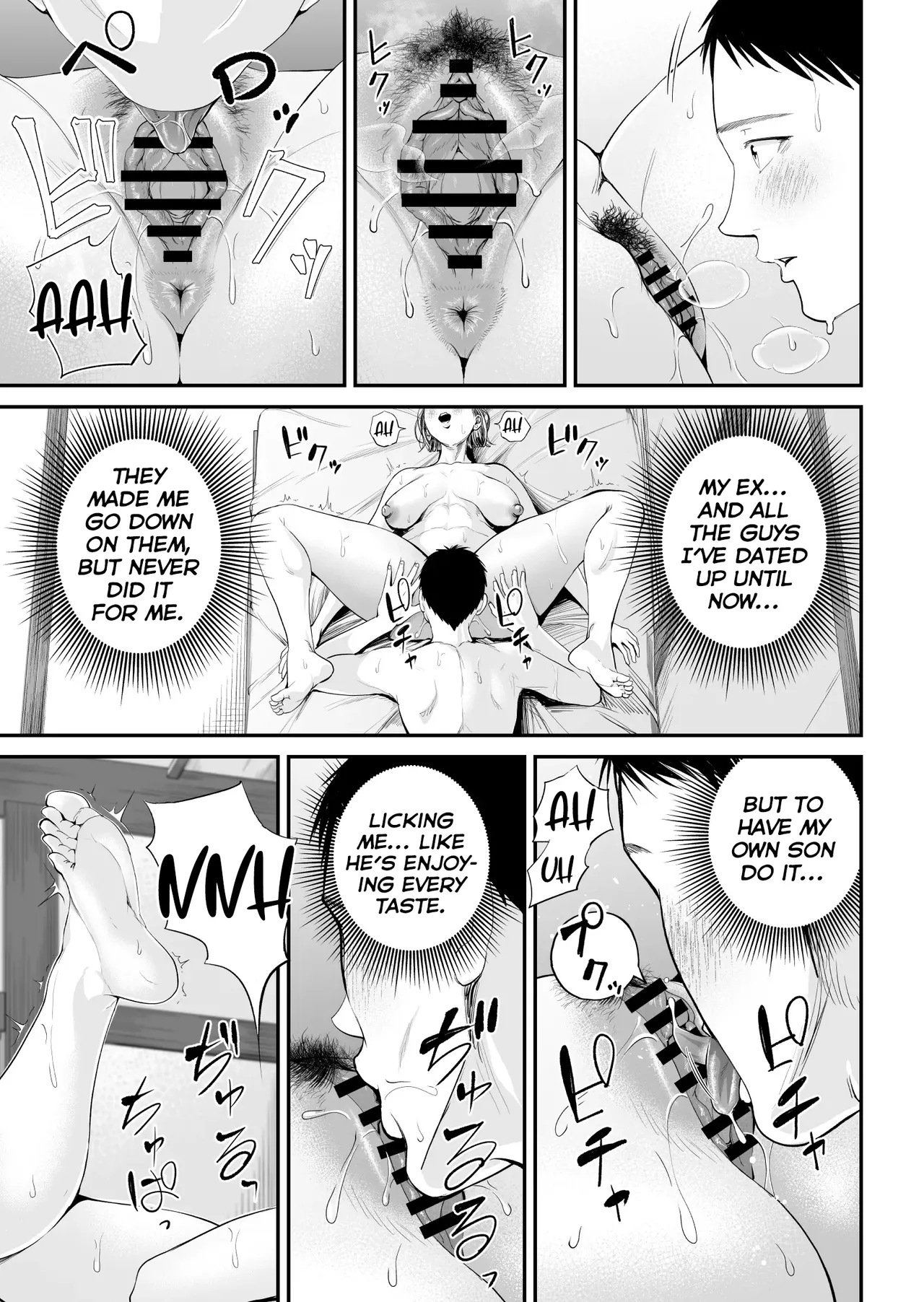 [Shiono Kou]Boshi Jouji ~Daisuki na Okaa-san to Konya Majiwaru~ - MOTHER AND SON LOVE AFFAIR | A Mother's Love ~Tonight I Become One With The Mom I Love~[English] [PPanGames] Page 63