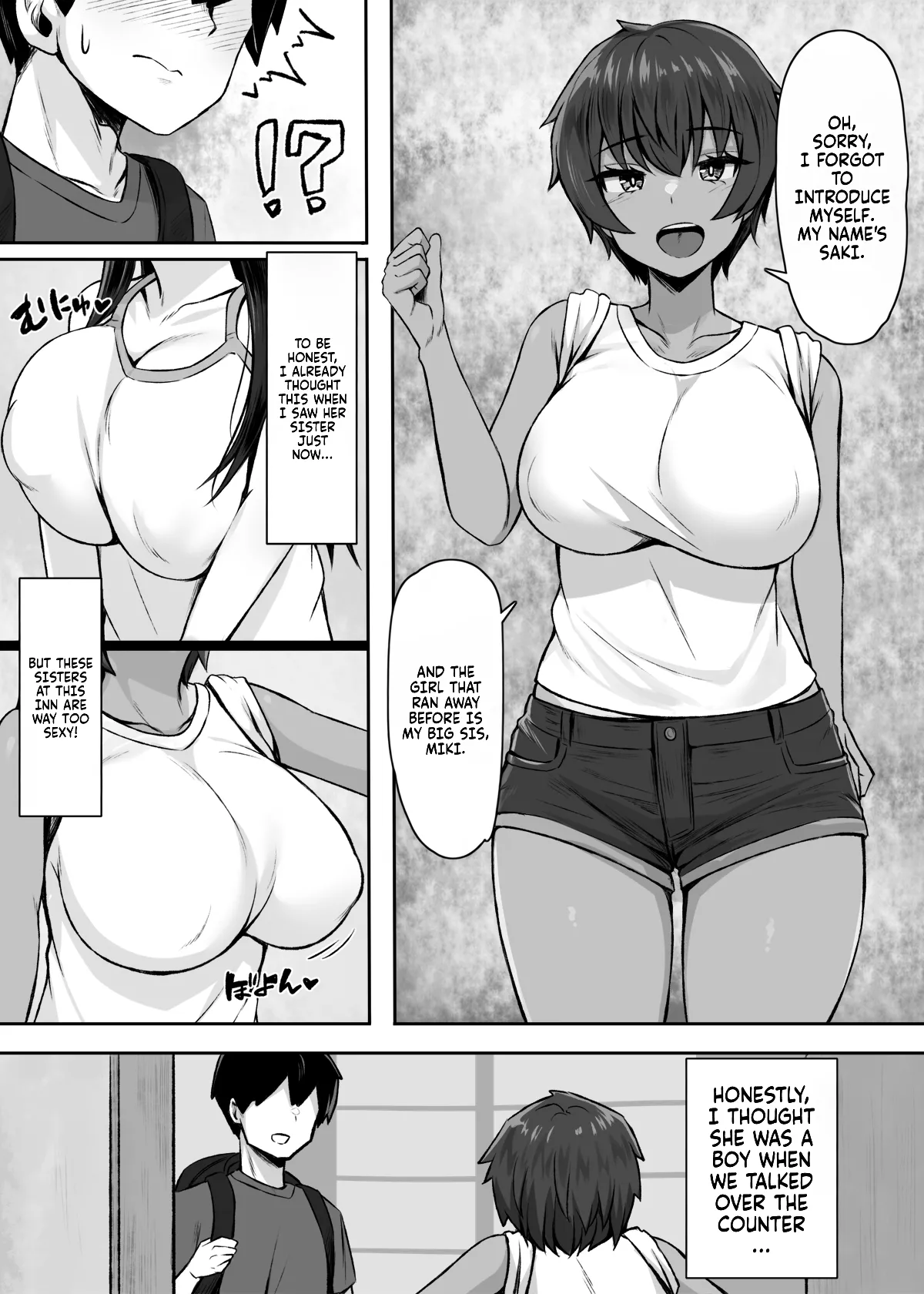 [Molta Shouten (Molta)]Sei ni Honpousugiru Minshuku Shimai | Way too sexually open sisters at the inn[English] [Fallen Games] Page 6
