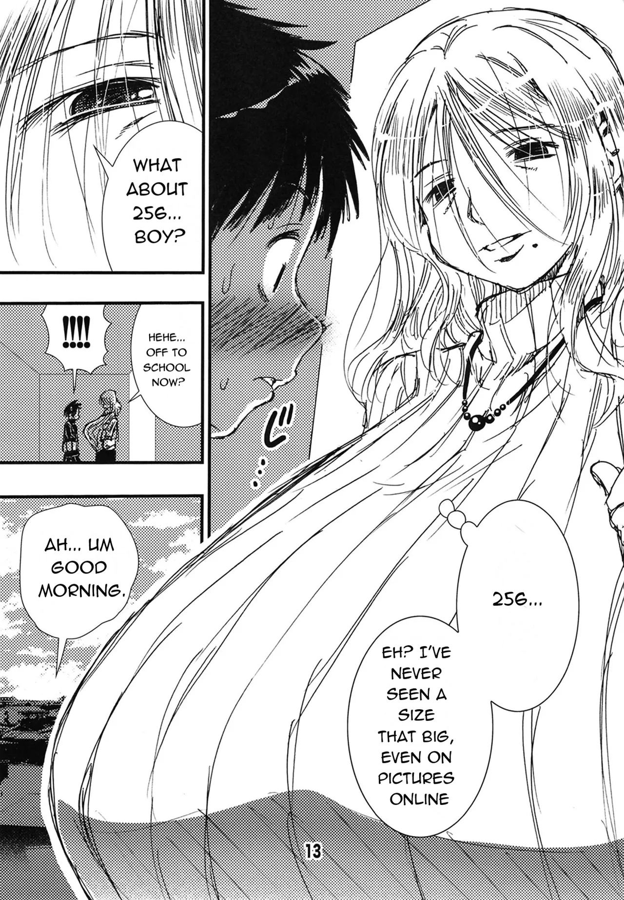 [Matsuyama Seiji]56-sai Bust 256cm Danchizuma Ookiku Tareta Jukujo no Chibusa... Boku wa Kono Hito de Doutei o Sotsugyou Shita.[English] [Digital] Page 13