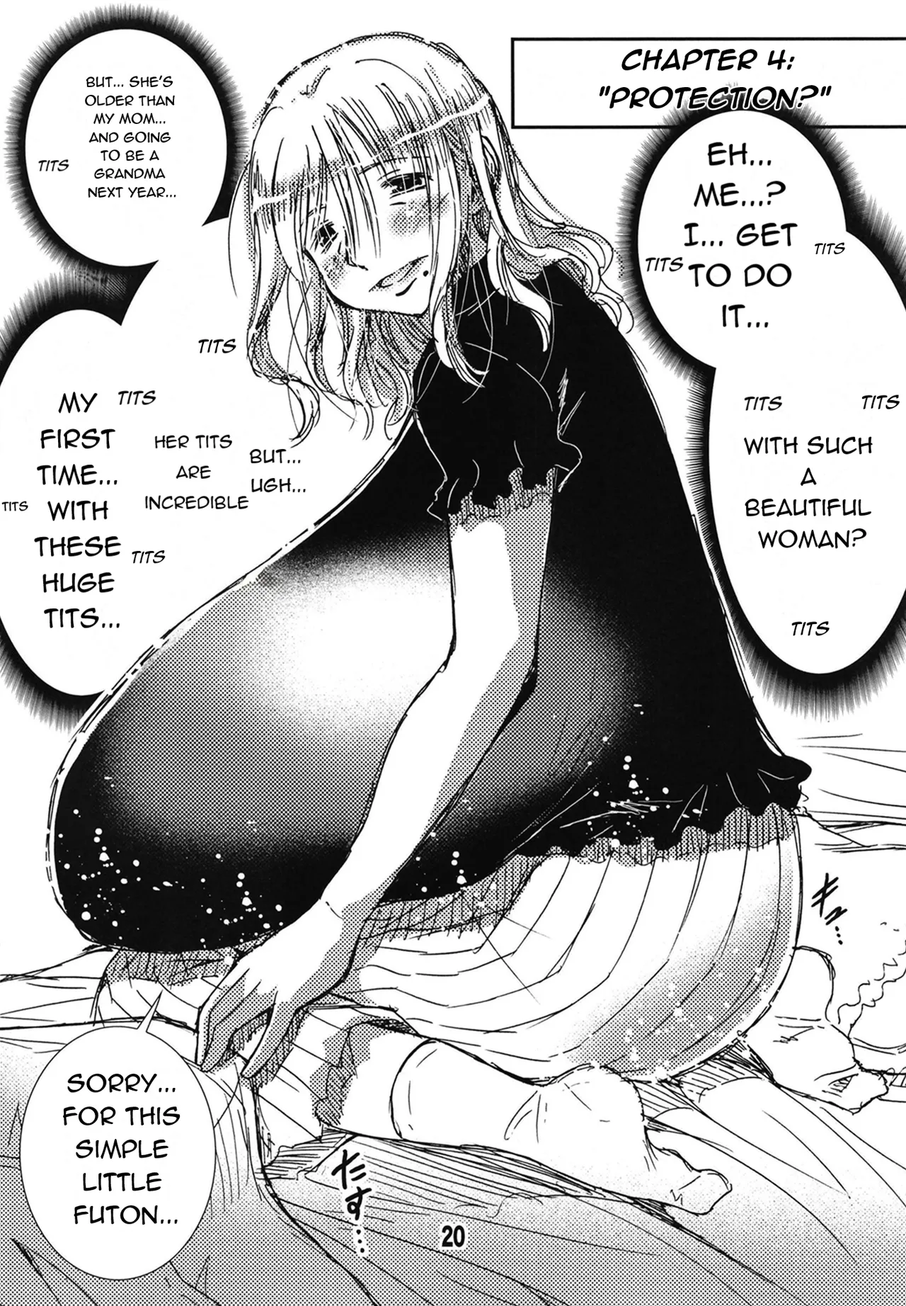 [Matsuyama Seiji]56-sai Bust 256cm Danchizuma Ookiku Tareta Jukujo no Chibusa... Boku wa Kono Hito de Doutei o Sotsugyou Shita.[English] [Digital] Page 20