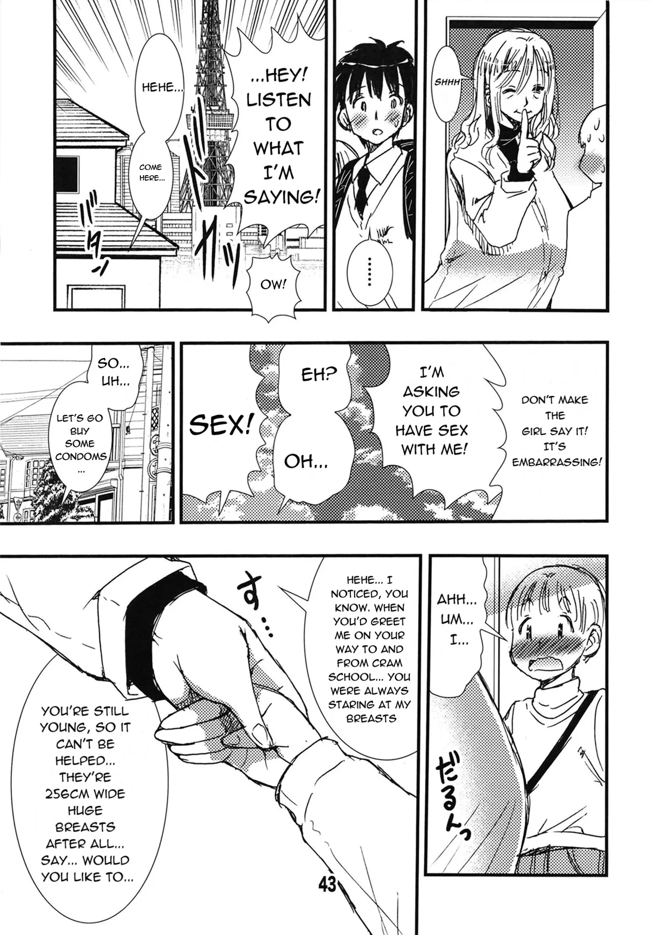 [Matsuyama Seiji]56-sai Bust 256cm Danchizuma Ookiku Tareta Jukujo no Chibusa... Boku wa Kono Hito de Doutei o Sotsugyou Shita.[English] [Digital] Page 43