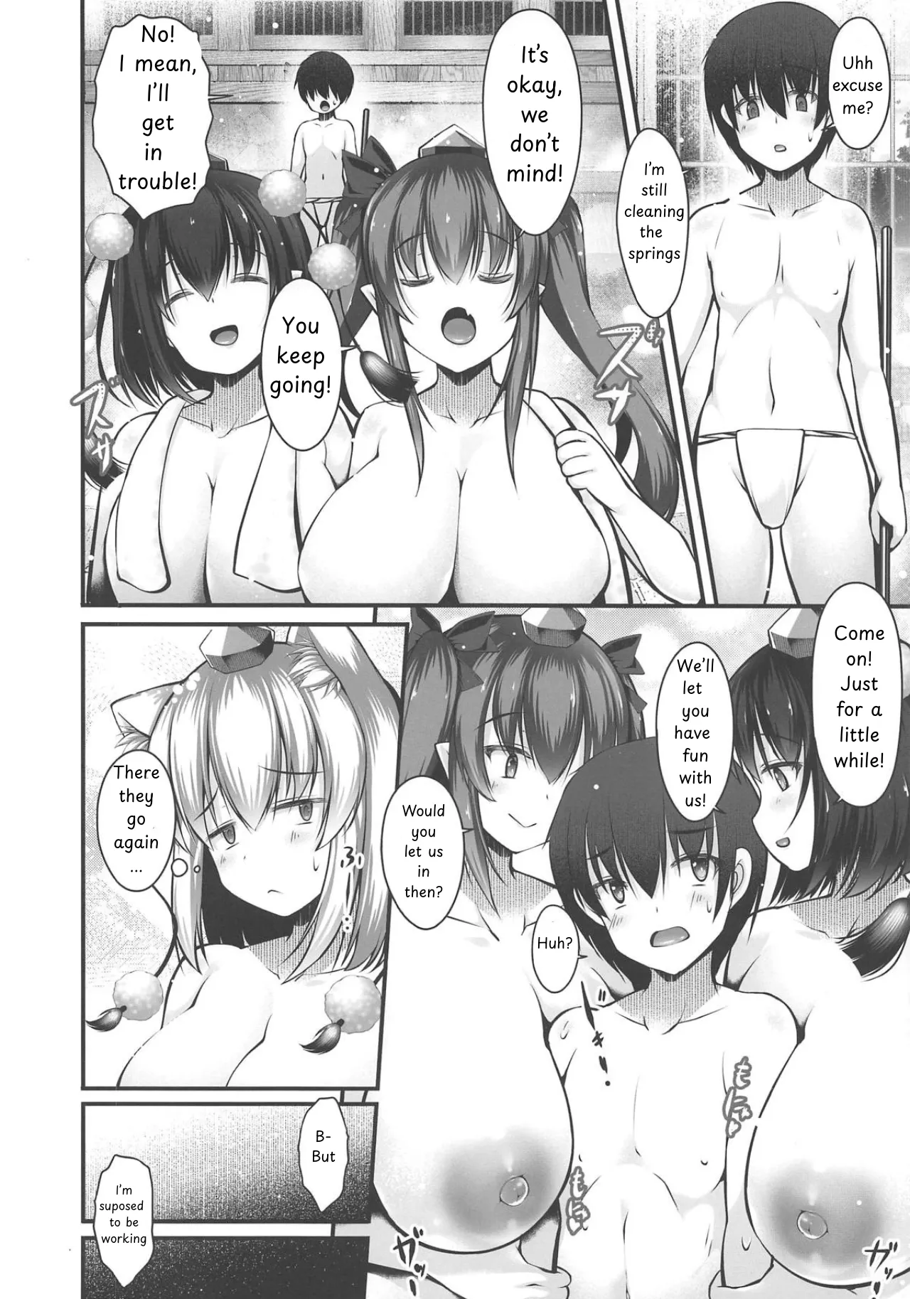 (Reitaisai 16) [Nyankoromochimochi (Kotoba Ai)]Shippori Tengu Onsen(Touhou Project) [English] Page 5