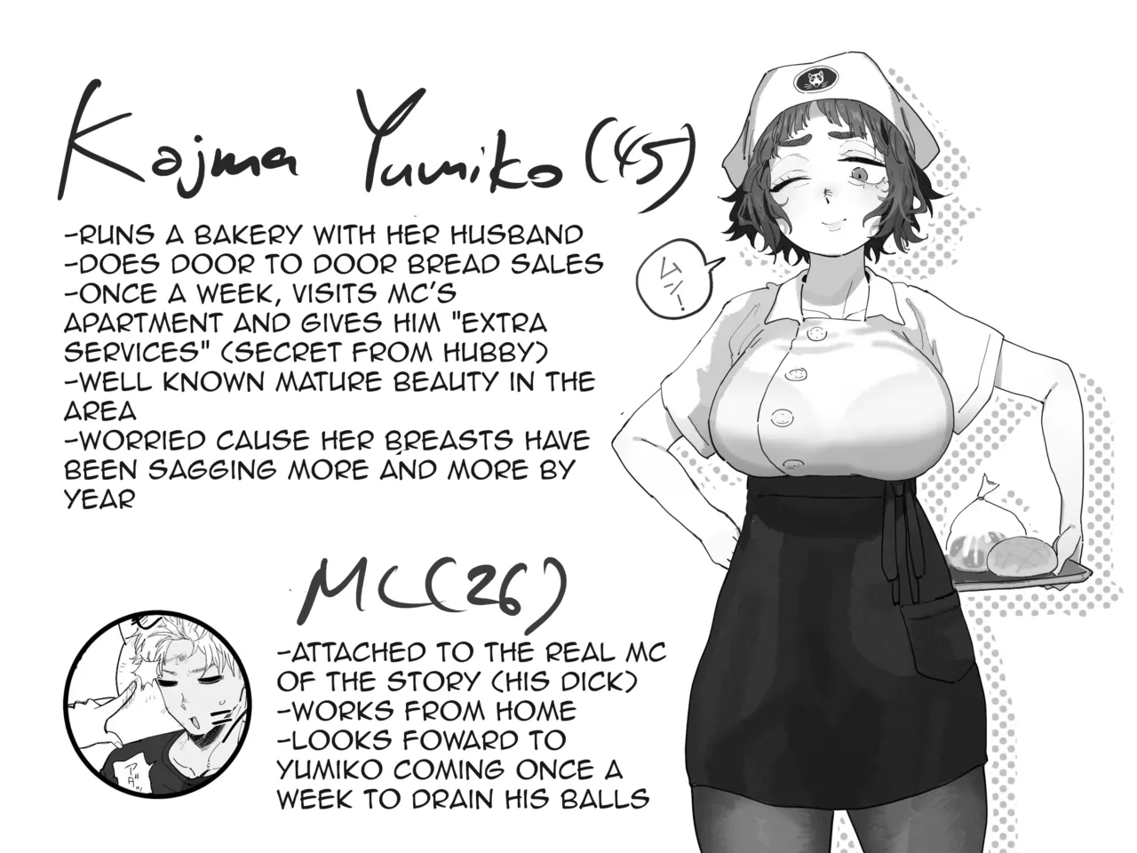 [Toku]Nuki Ari Houmon Panya no Ero Oba-san | The Horny Housewife from the Door to Door Bread Delivery Service[English] Page 2