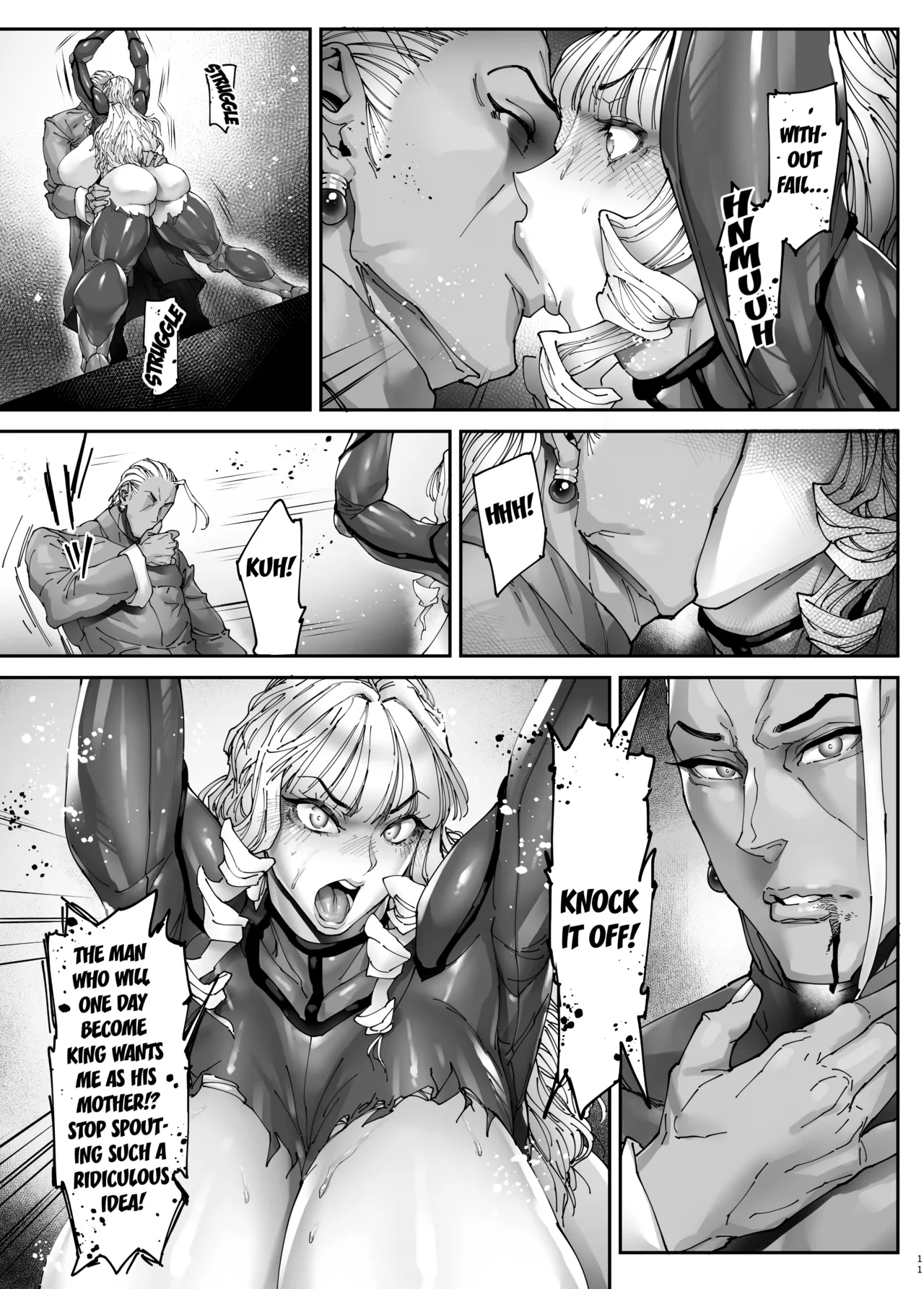 [Kocho Kocho Koukou (Bonten)]Nyuujoku no Ori ~Hitozuma Sousakan Atsuko~ Gaiden[English] [Kuraudo] [Digital] Page 10