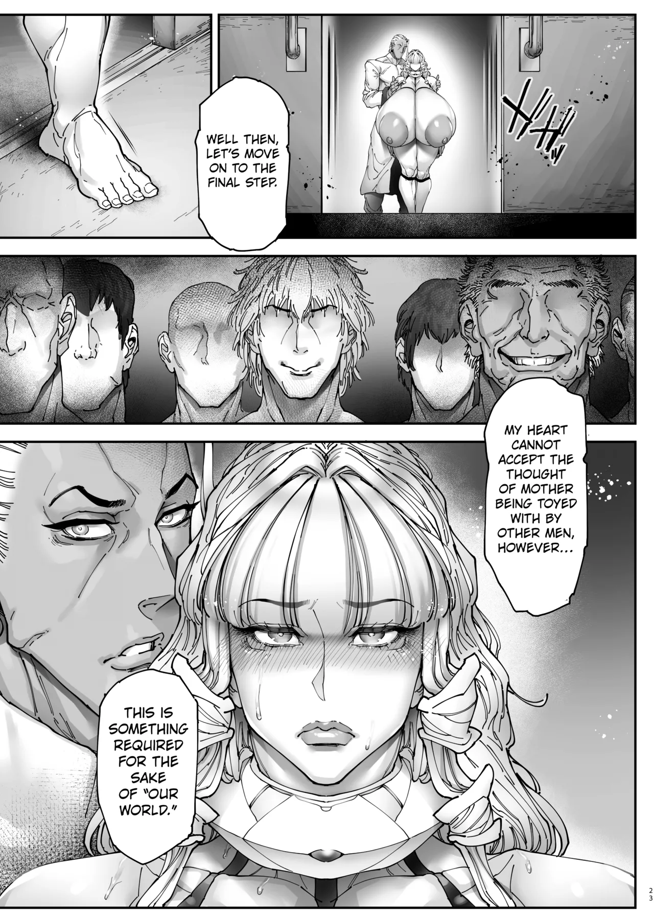 [Kocho Kocho Koukou (Bonten)]Nyuujoku no Ori ~Hitozuma Sousakan Atsuko~ Gaiden[English] [Kuraudo] [Digital] Page 22