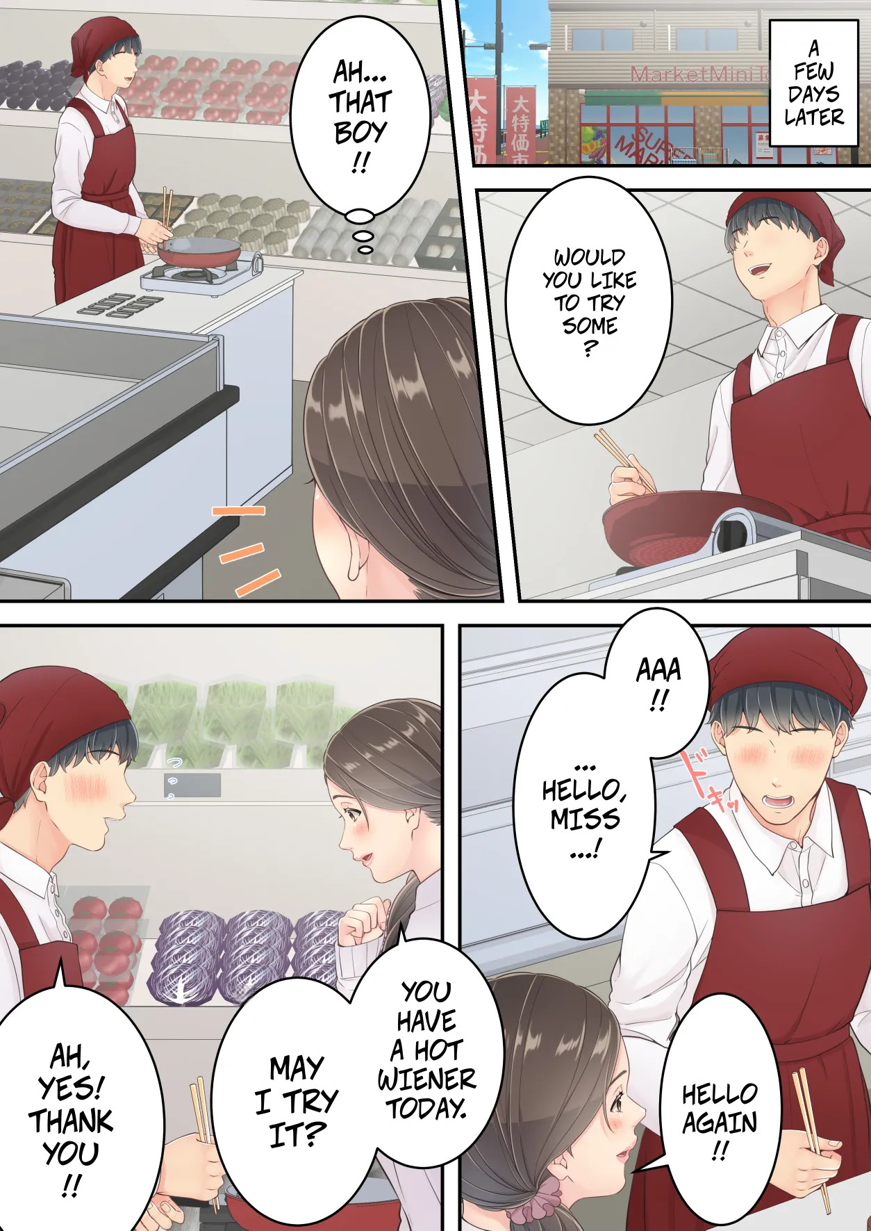 [Yuriko Club]Matomo na Okaa-san ga Musuko to Onaidoshi na Otokonoko to Amaama Furin Ryokou shichau Hanashi | A Normal Mother Goes on a Sweet Affair Trip With a Boy the Same Age as Her Son[English] Page 14