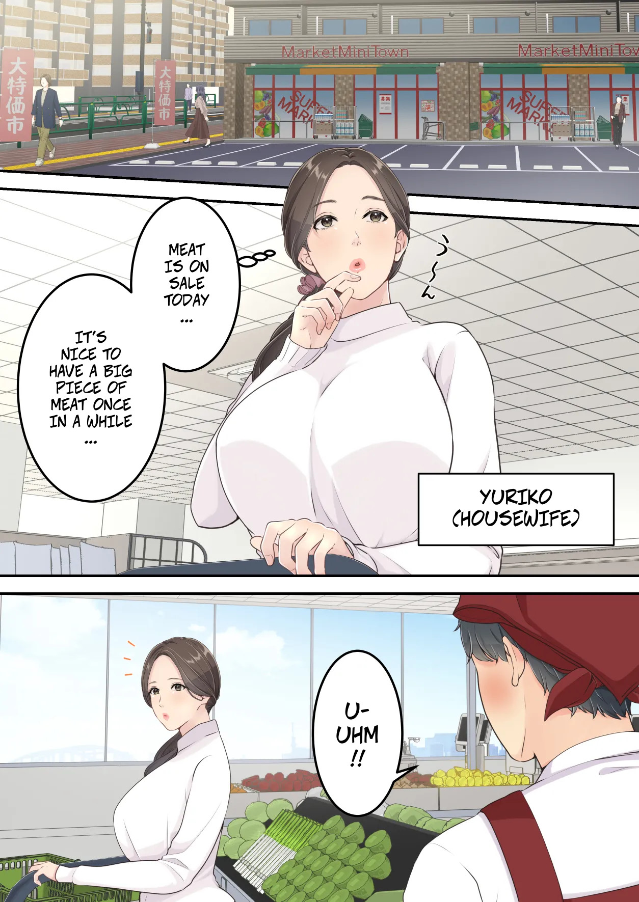 [Yuriko Club]Matomo na Okaa-san ga Musuko to Onaidoshi na Otokonoko to Amaama Furin Ryokou shichau Hanashi | A Normal Mother Goes on a Sweet Affair Trip With a Boy the Same Age as Her Son[English] Page 2