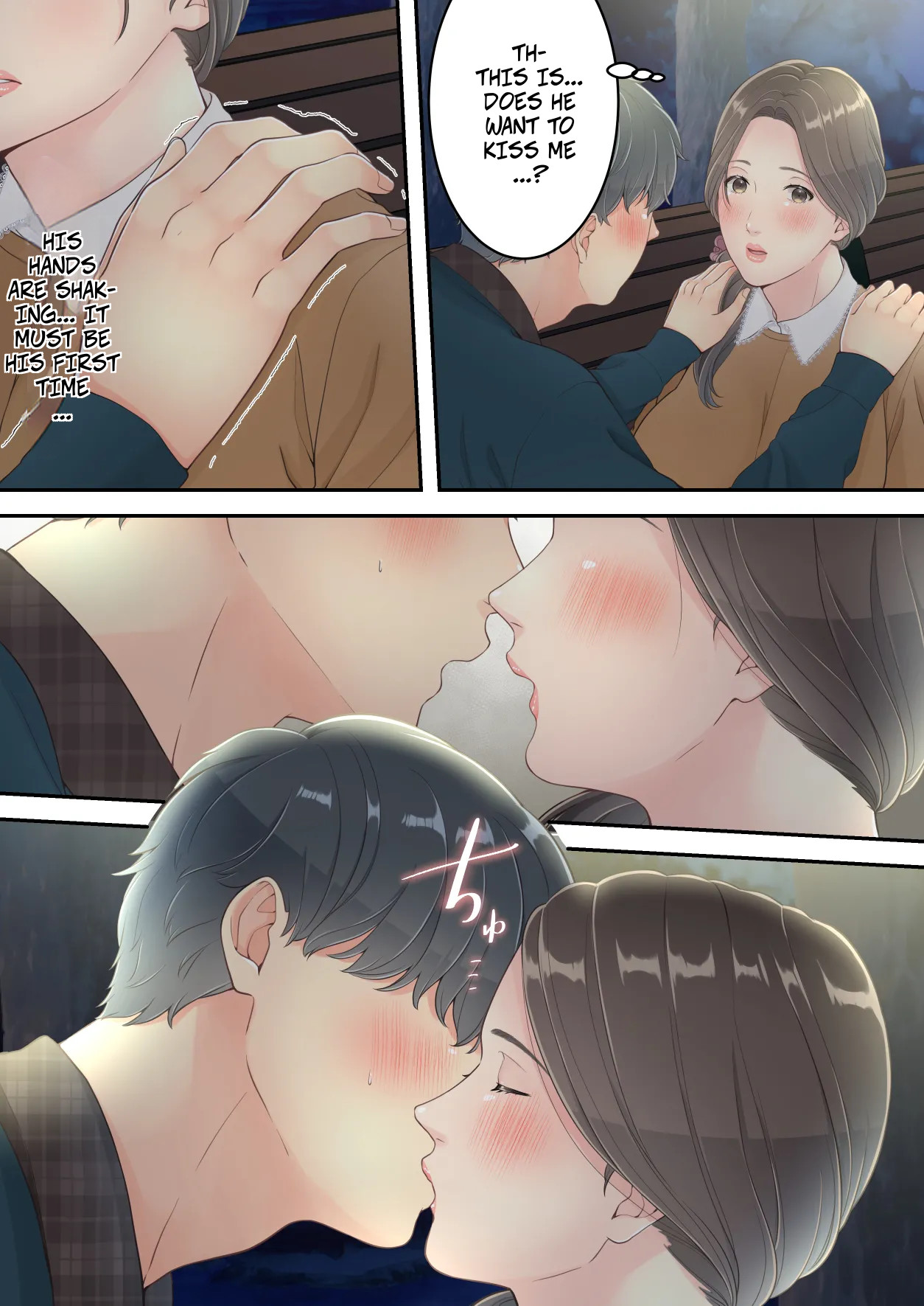 [Yuriko Club]Matomo na Okaa-san ga Musuko to Onaidoshi na Otokonoko to Amaama Furin Ryokou shichau Hanashi | A Normal Mother Goes on a Sweet Affair Trip With a Boy the Same Age as Her Son[English] Page 28