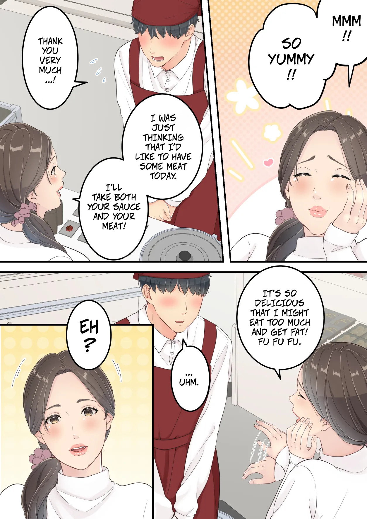 [Yuriko Club]Matomo na Okaa-san ga Musuko to Onaidoshi na Otokonoko to Amaama Furin Ryokou shichau Hanashi | A Normal Mother Goes on a Sweet Affair Trip With a Boy the Same Age as Her Son[English] Page 4