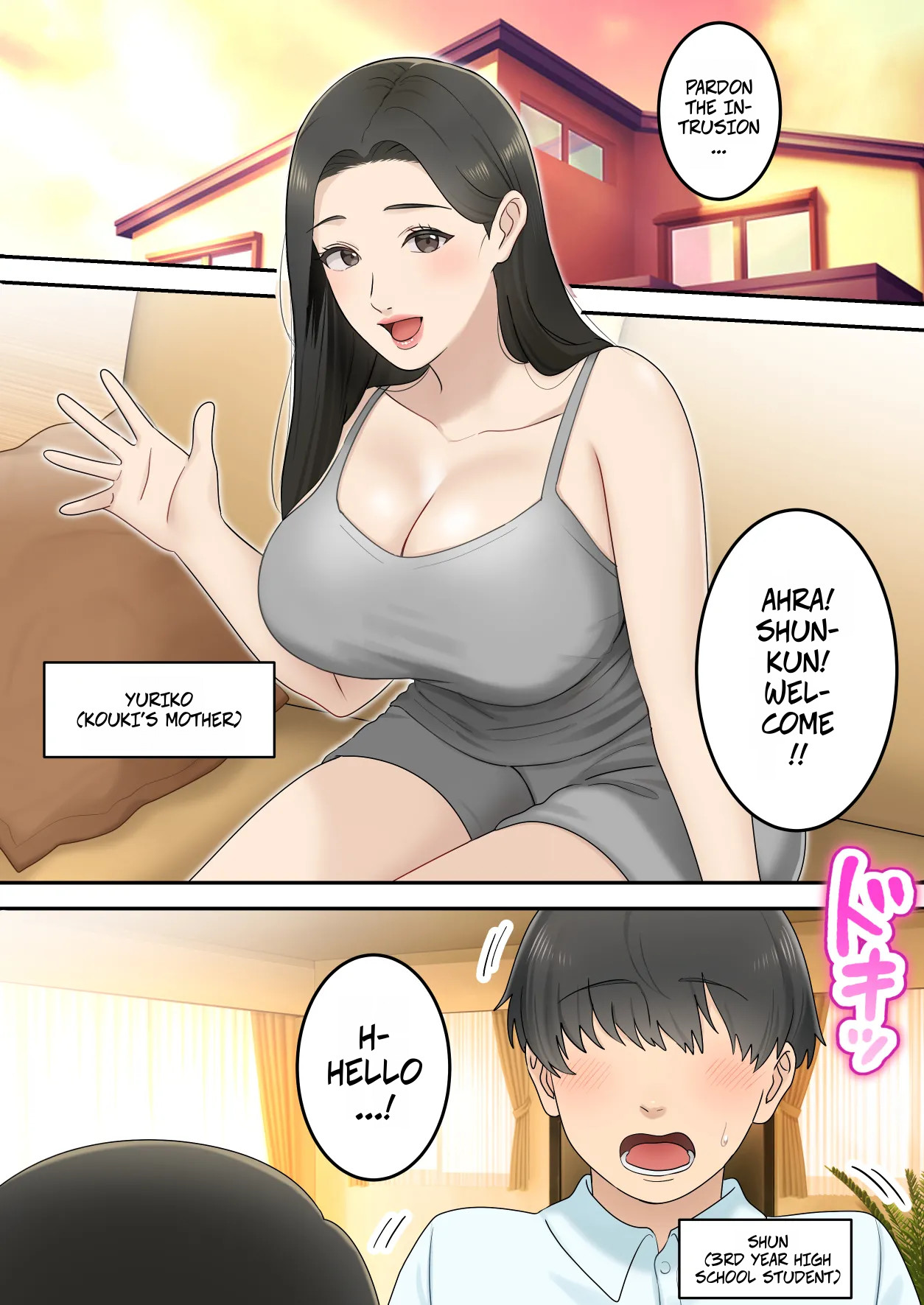[Yuriko Club]Kawaisugiru Tomodachi no Okaa-san to Kossori Tsukiacchatta Hanashi | I Secretly Dated My Friend's Cute Mother[English] Page 2