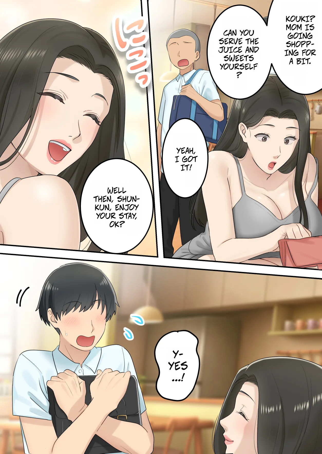 [Yuriko Club]Kawaisugiru Tomodachi no Okaa-san to Kossori Tsukiacchatta Hanashi | I Secretly Dated My Friend's Cute Mother[English] Page 3