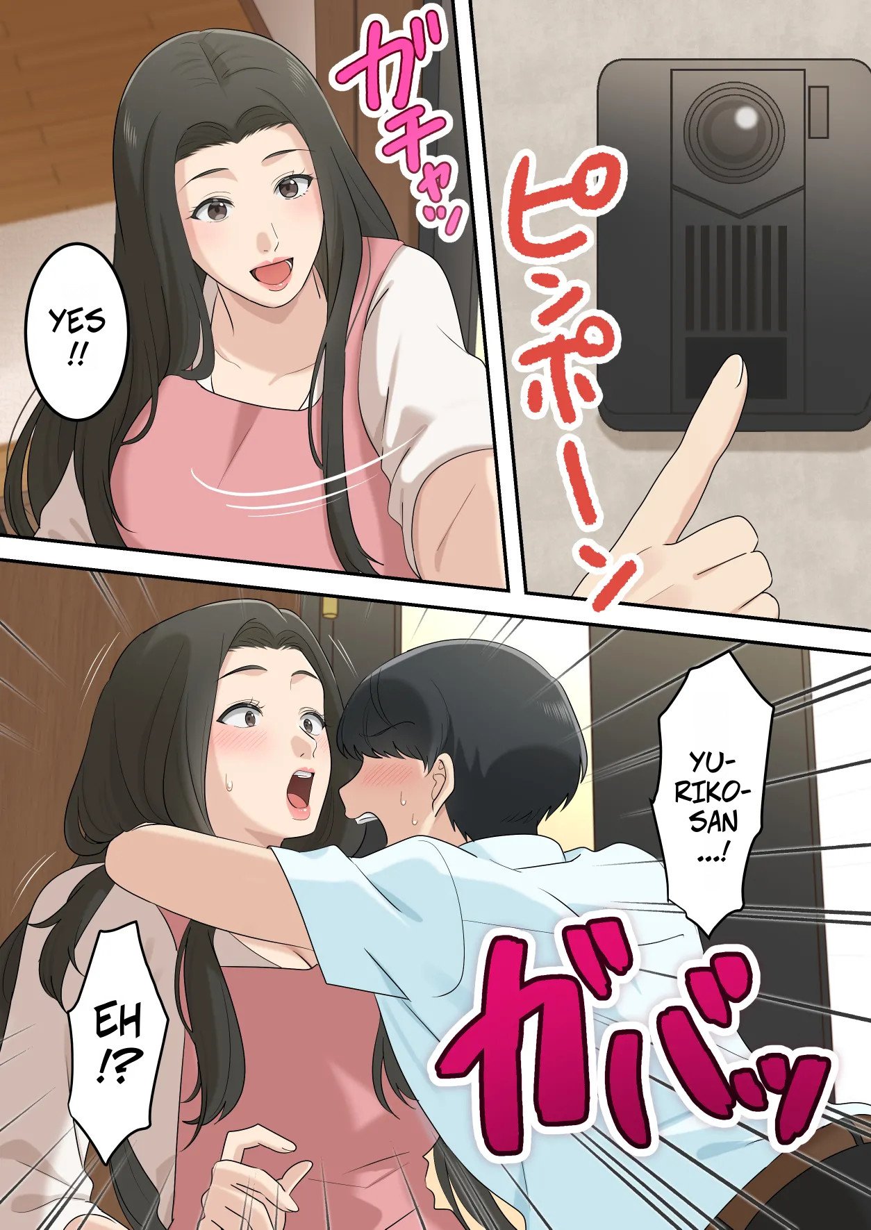 [Yuriko Club]Kawaisugiru Tomodachi no Okaa-san to Kossori Tsukiacchatta Hanashi | I Secretly Dated My Friend's Cute Mother[English] Page 54