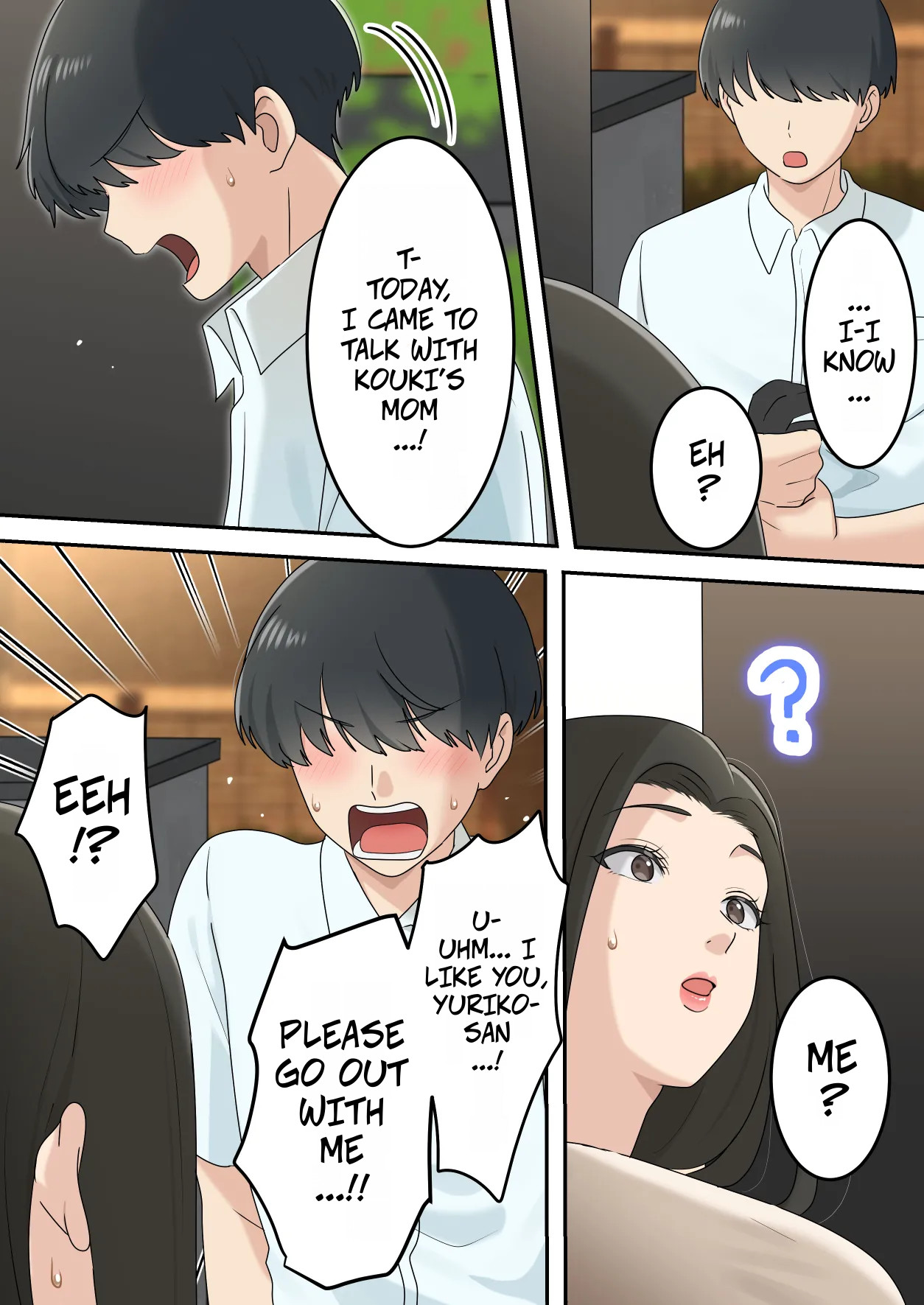 [Yuriko Club]Kawaisugiru Tomodachi no Okaa-san to Kossori Tsukiacchatta Hanashi | I Secretly Dated My Friend's Cute Mother[English] Page 9