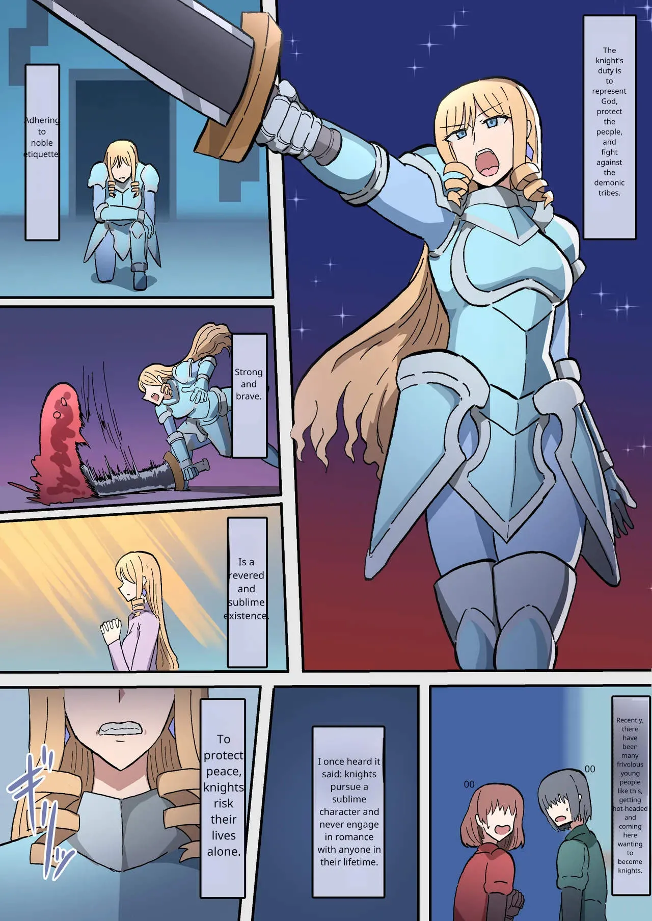 [yukio]Orc no Hanayome-tachi ~Kouketsu na Onna Kishi wa Mesu ni Otosare Aisareru~[English] Page 4
