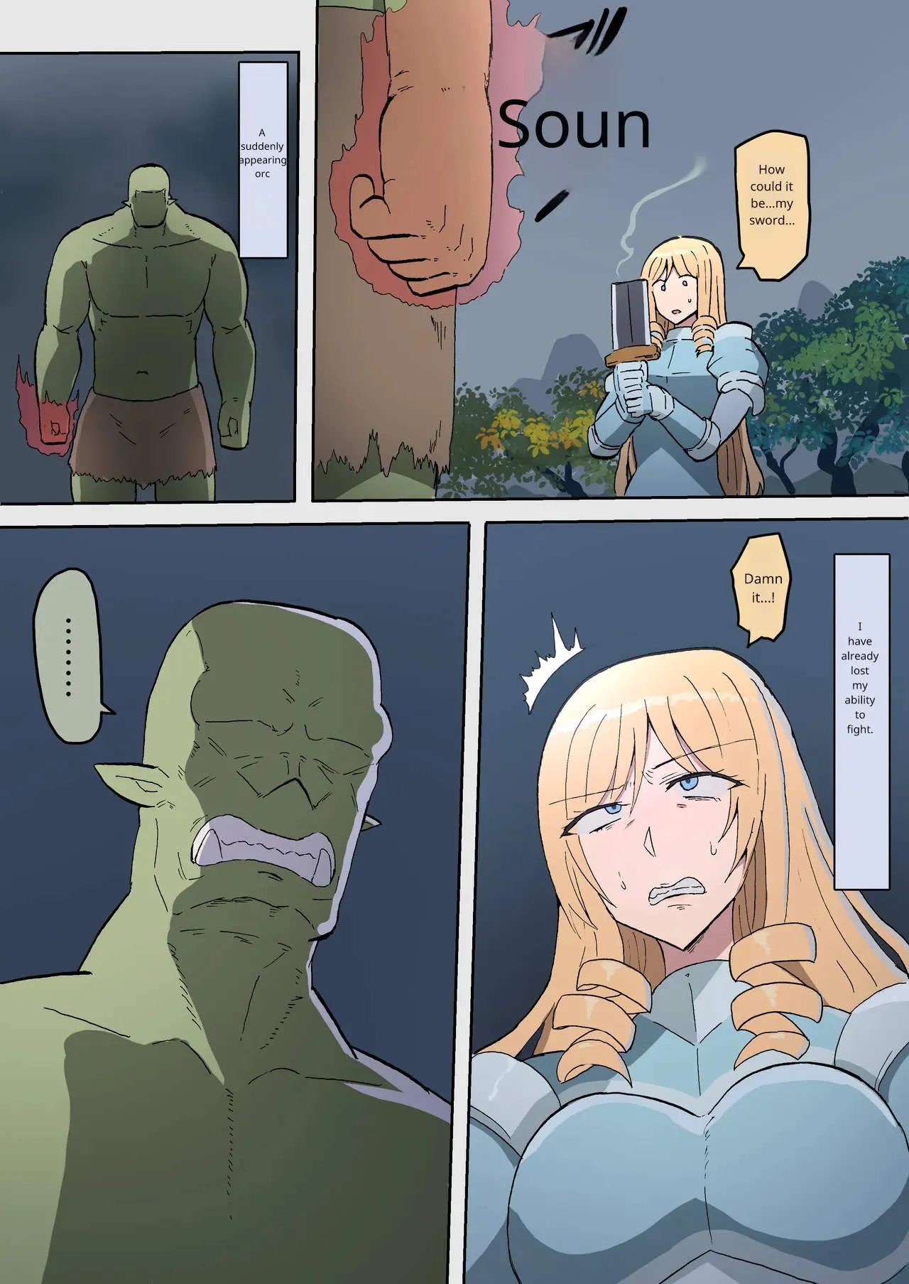 [yukio]Orc no Hanayome-tachi ~Kouketsu na Onna Kishi wa Mesu ni Otosare Aisareru~[English] Page 7