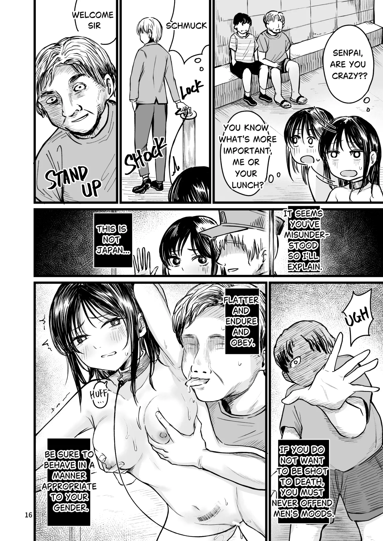 [mokataki_works (Mokataki)]Josei no Kenri ga Ushinawareta Kuni  - The Country Where Women's Rights have been Lost 2[English] [Digital] Page 14
