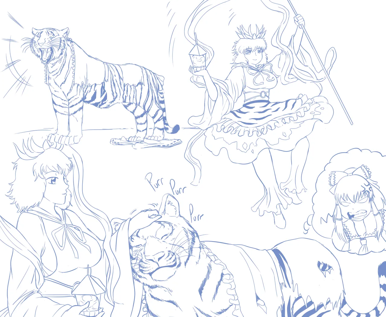 [TheBigBrap]Anime Girl Transformations(weird/animal TFs) Page 3
