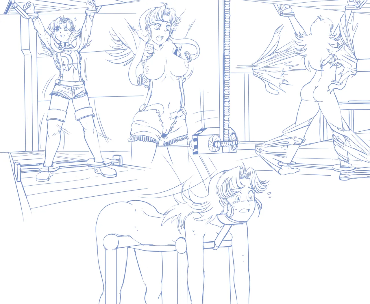 [TheBigBrap]Anime Girl Transformations(weird/animal TFs) Page 5