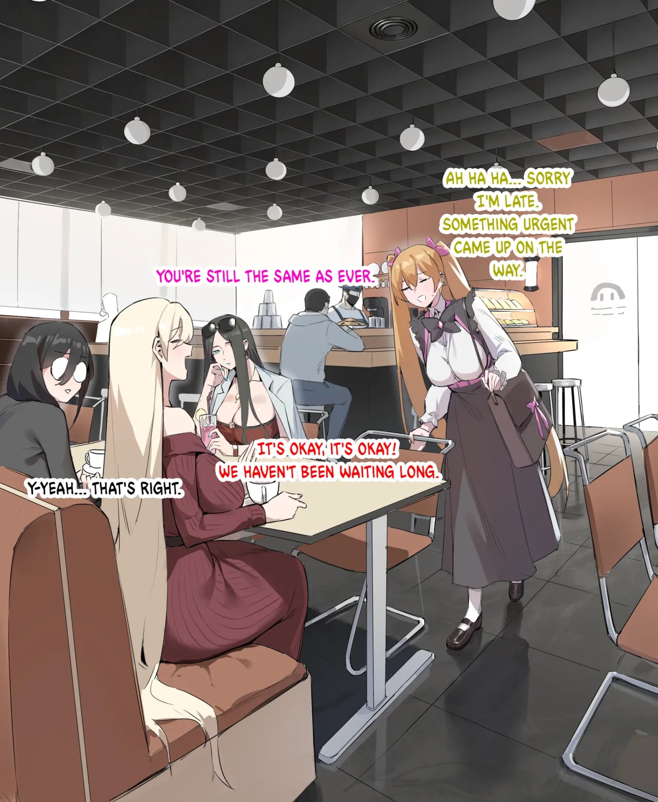 [dawalixip2]Sisters' Tea Party[English] Page 1