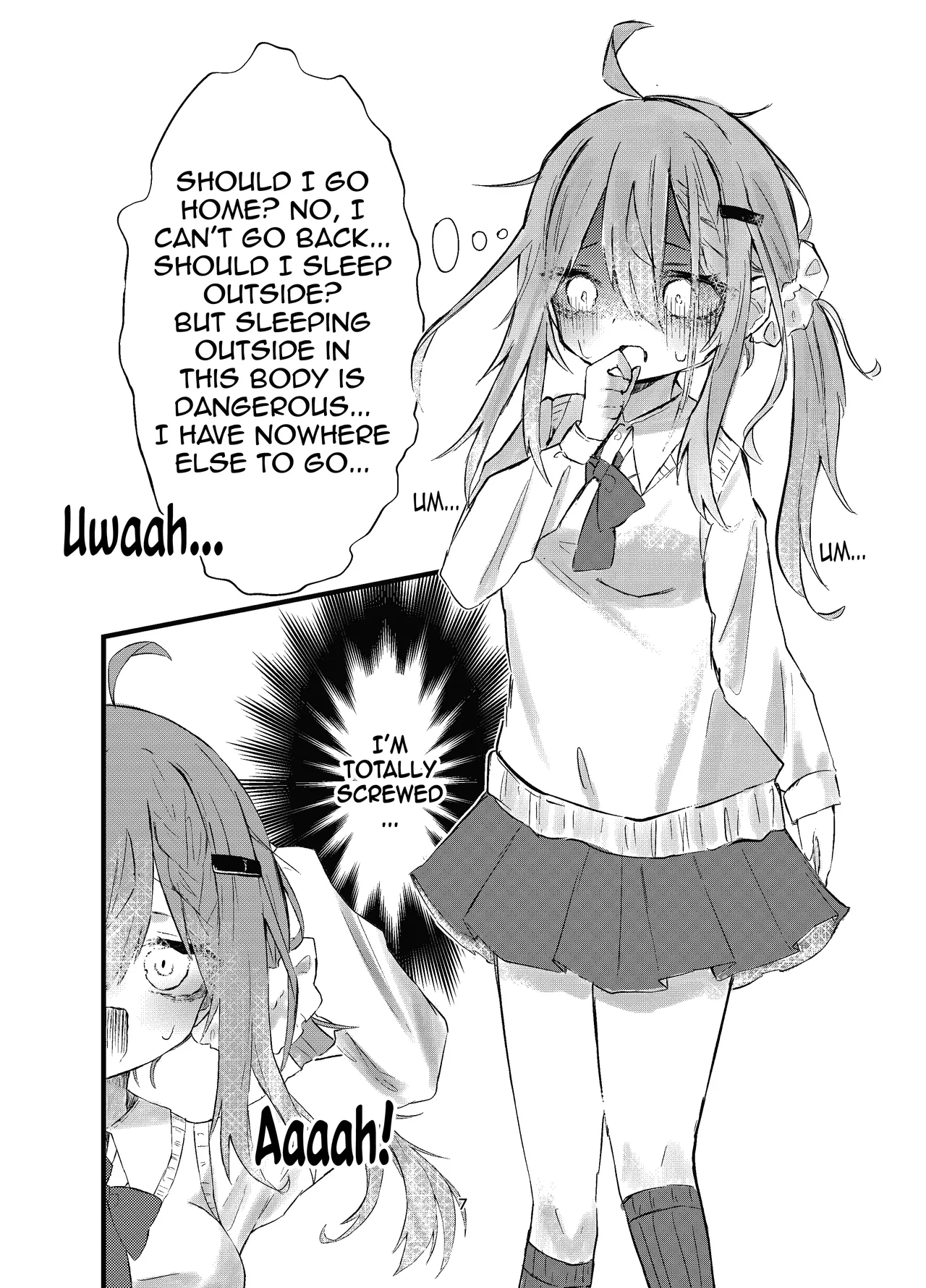 [Silver Snow (Shirayuki)]Gakkou de Suki na Hito ni Natte Tsunda Hanashi | A story about turning into my crush at school and being stuck in her body[English] [meganekun_tl] [Digital] Page 7