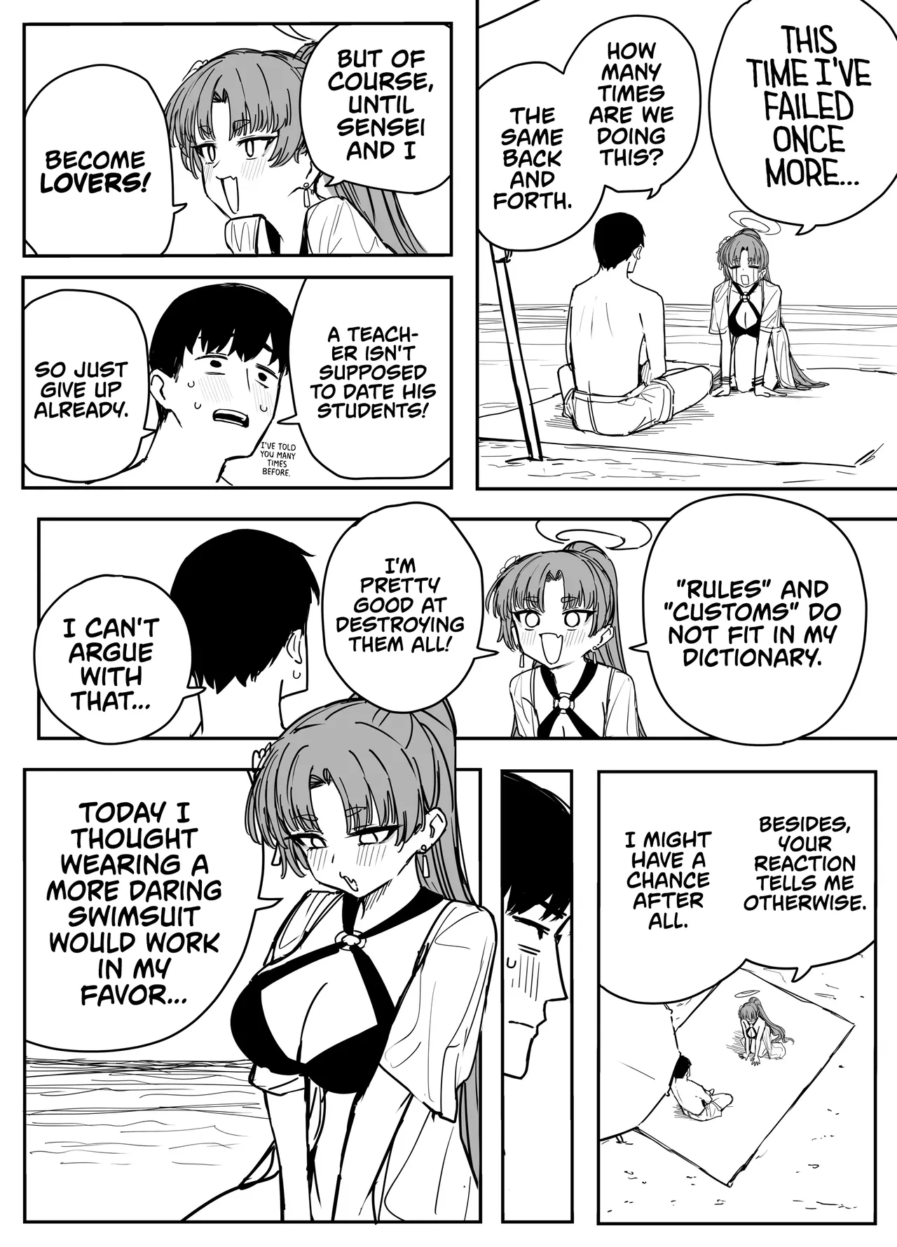 [Putama]Zenryoku! Kadenokouji  |  Don't hold back! Miss Kadenokouji(Blue Archive) [English] [TheWhiteLine] Page 3