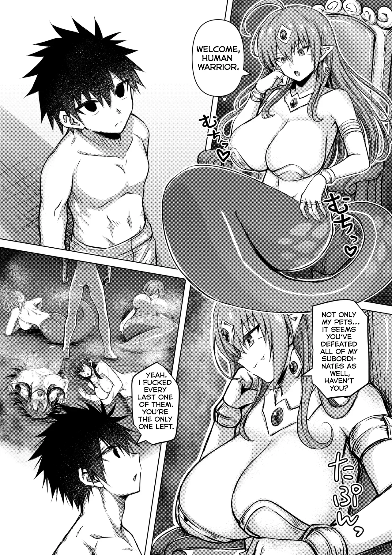 [Bareisho Tarou]Lamia no Joou, Hito no Ko o Haramasareru[English] [Kumoku] Page 2