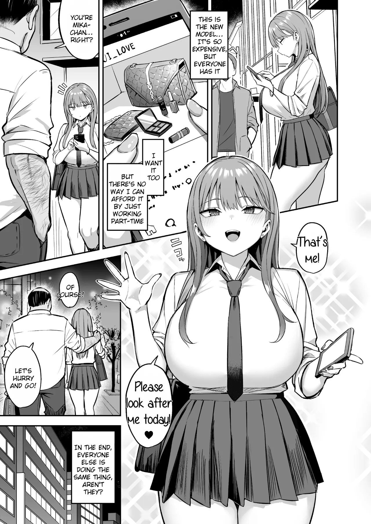 [Doushoku (Ichinomiya Yuuba)]Namaiki Papa Katsu Shoujo ni Seisai SEX[English] [Rei Scans] [Digital] Page 3