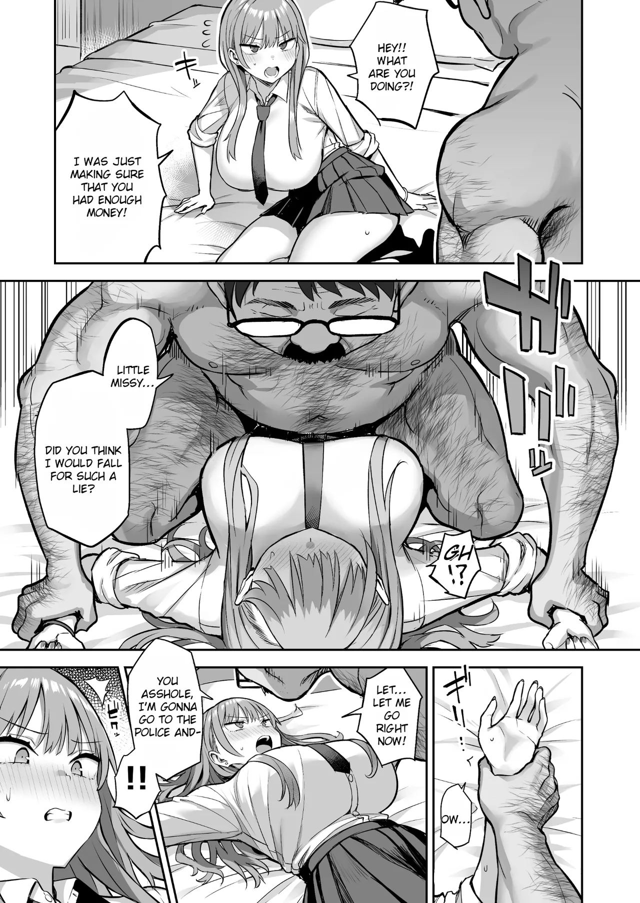 [Doushoku (Ichinomiya Yuuba)]Namaiki Papa Katsu Shoujo ni Seisai SEX[English] [Rei Scans] [Digital] Page 7