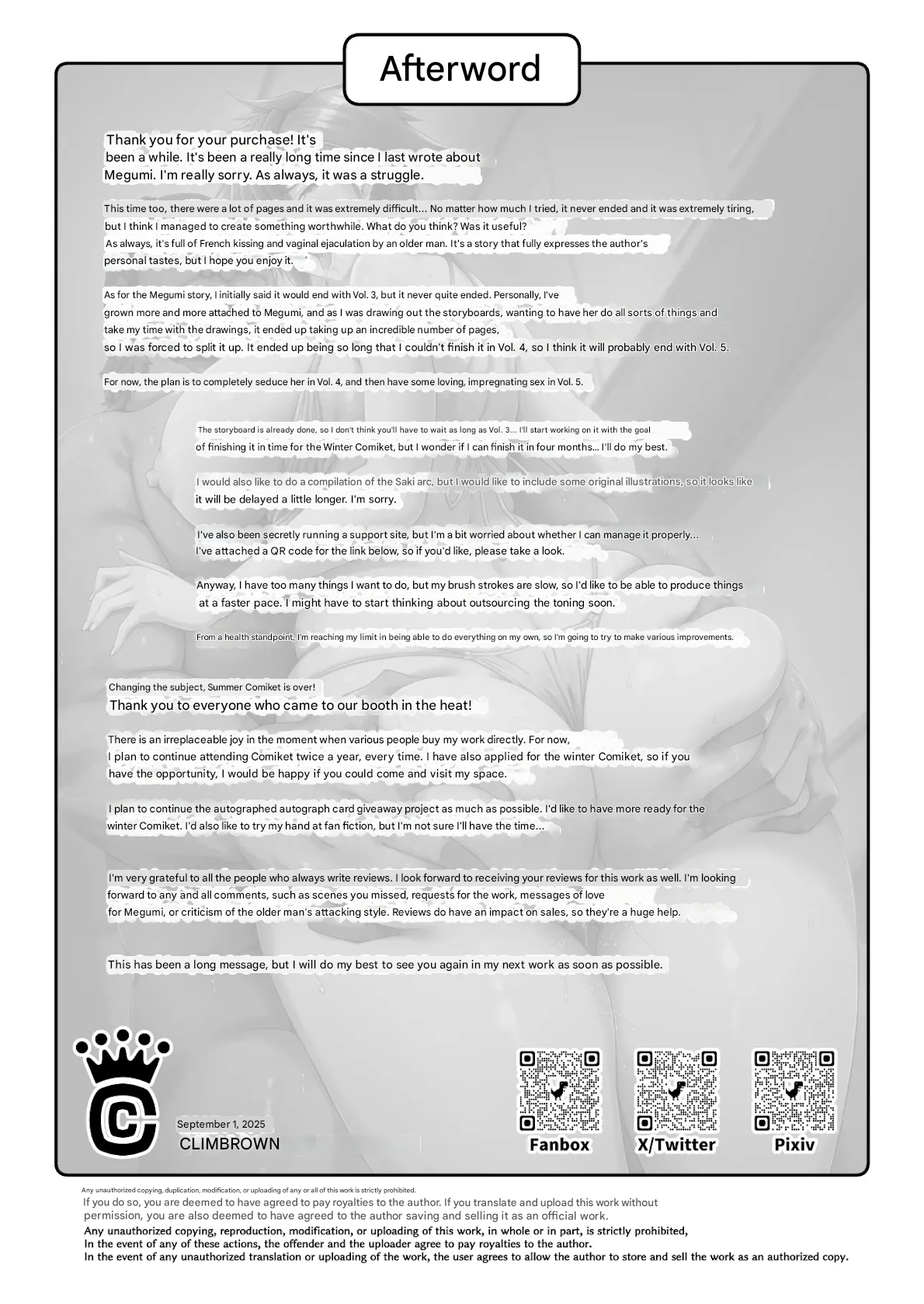 [ClimbCrown]Nakadashi Oji-san ni Nerawareta Mesu wa Nigeru Koto ga Dekinai ~Fujitomo Megumi Hen 3~[English]  [Digital] Page 71