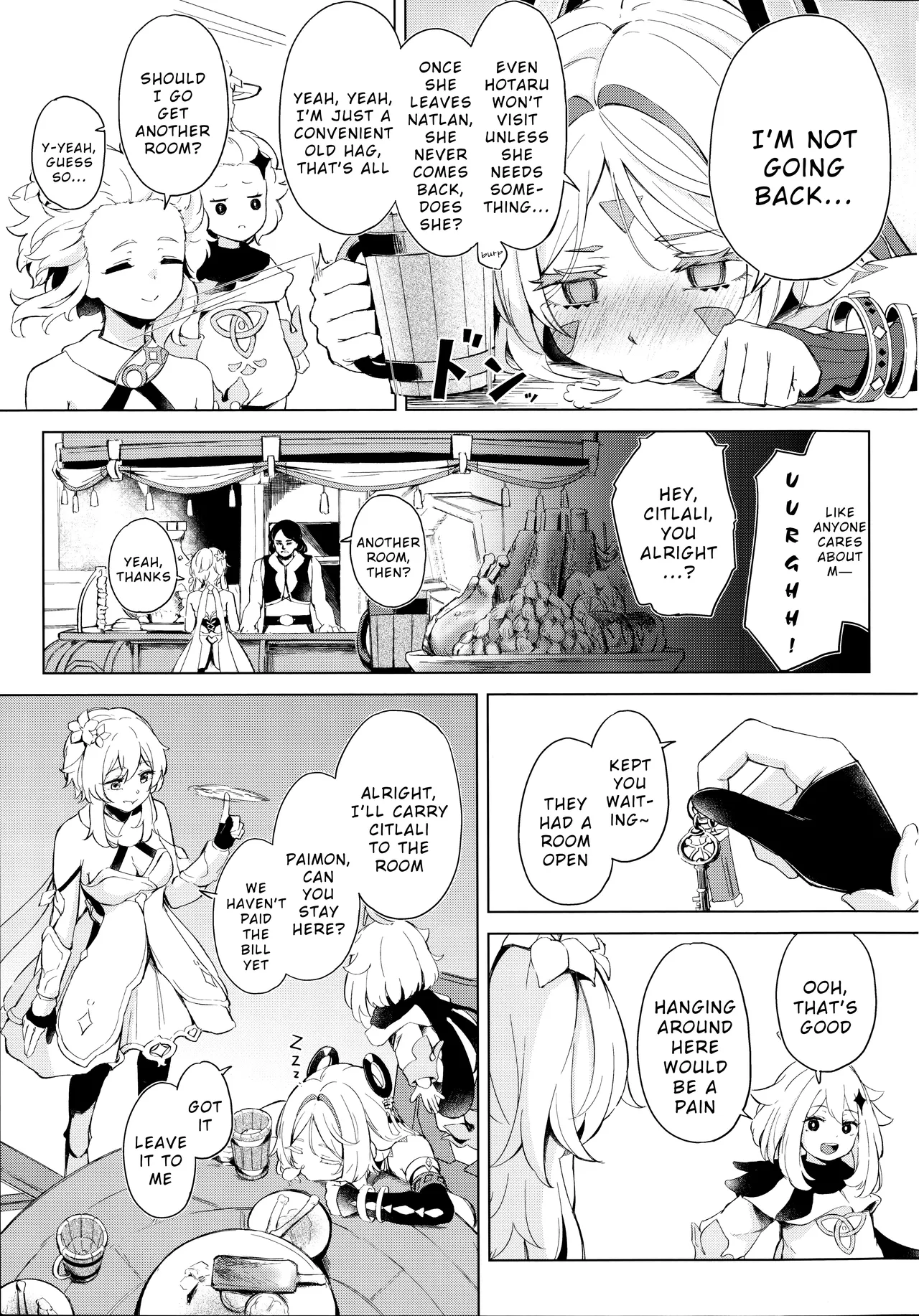(C106) [Funiai-ice (Funiai Riko)]GRANNY ITZTLI DIARY(Genshin Impact) [English] [Wrecking Army] Page 2