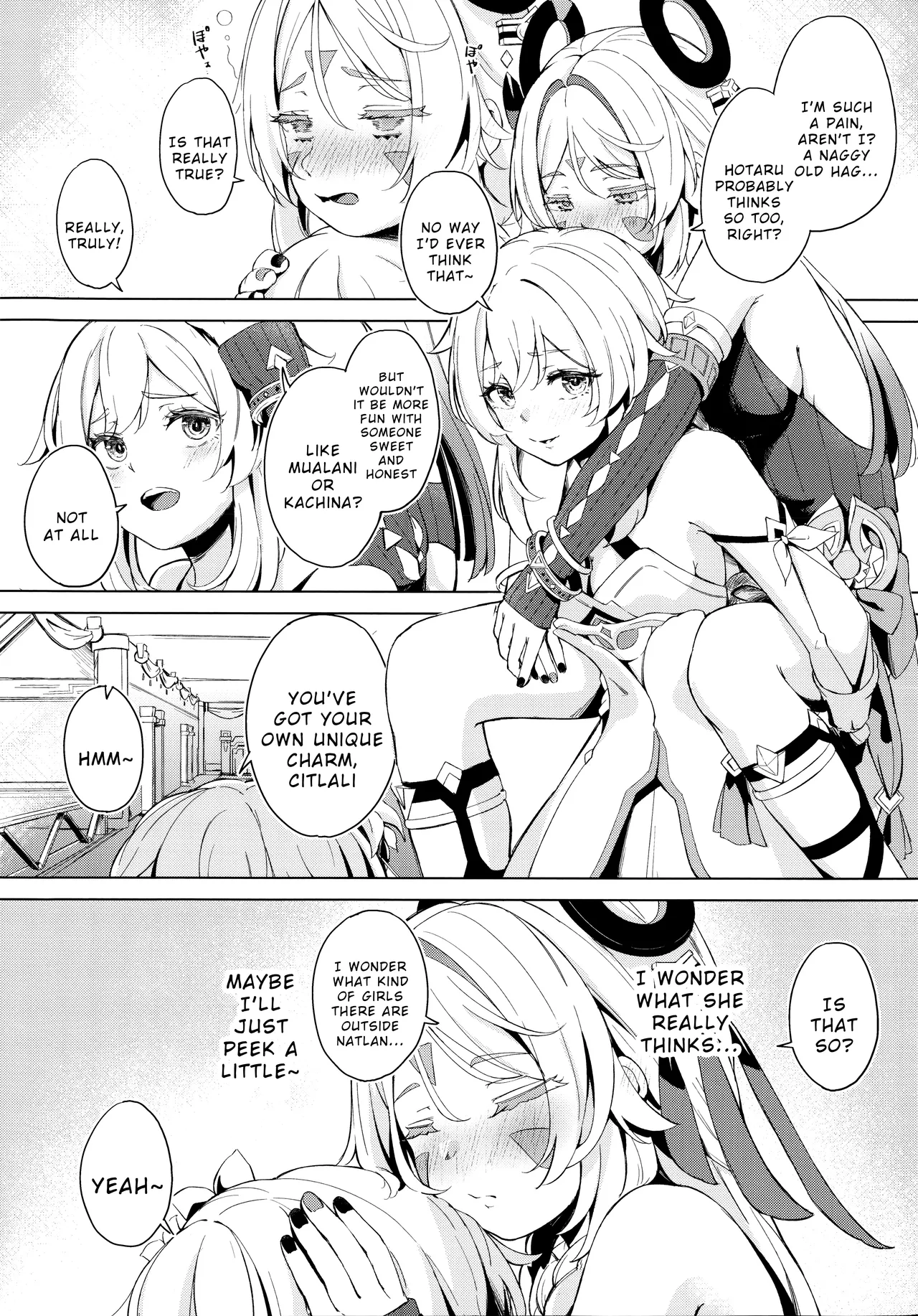 (C106) [Funiai-ice (Funiai Riko)]GRANNY ITZTLI DIARY(Genshin Impact) [English] [Wrecking Army] Page 3