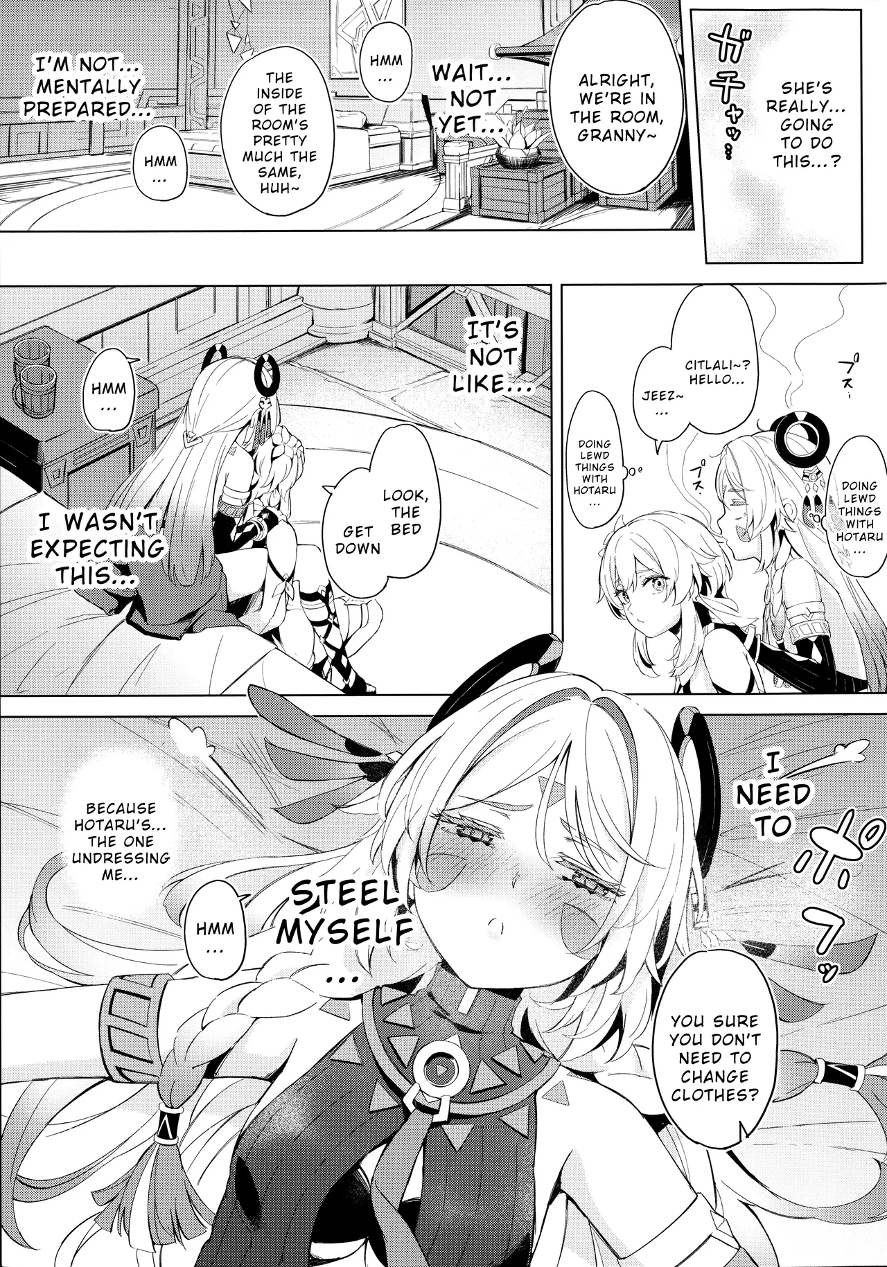 (C106) [Funiai-ice (Funiai Riko)]GRANNY ITZTLI DIARY(Genshin Impact) [English] [Wrecking Army] Page 6