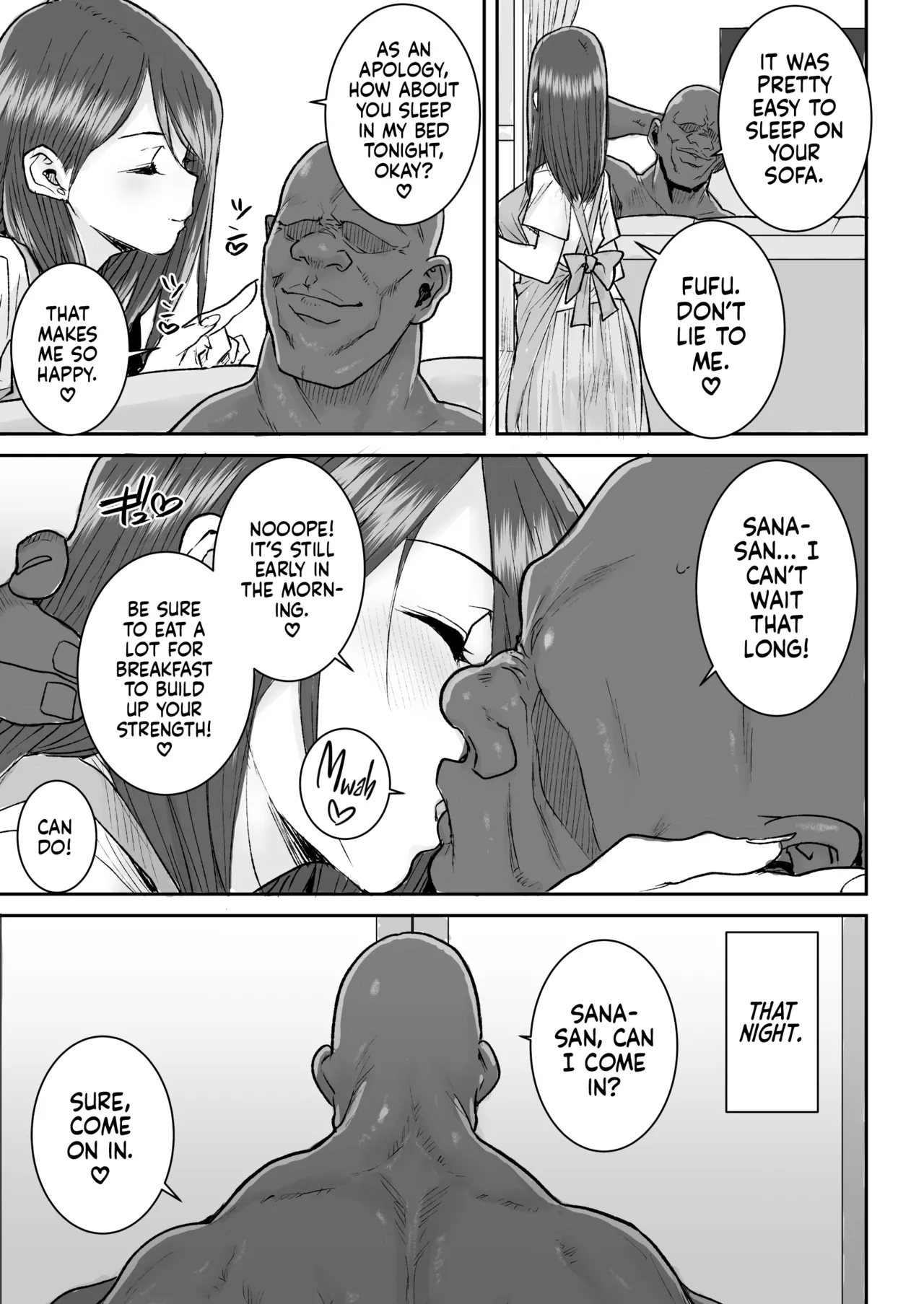[Misaki (Ponsuke)]Mukkimuki no Kokujin Deka Chinpo de Shucchouchuu no Otto ni Dekinai Acme SEX | Orgasmic Sex with a Muscular BBC Beefcake while my Hubby was Abroad[English] [flash11] [Decensored] Page 28