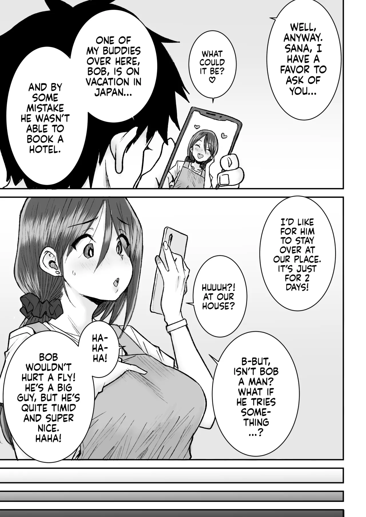 [Misaki (Ponsuke)]Mukkimuki no Kokujin Deka Chinpo de Shucchouchuu no Otto ni Dekinai Acme SEX | Orgasmic Sex with a Muscular BBC Beefcake while my Hubby was Abroad[English] [flash11] [Decensored] Page 4