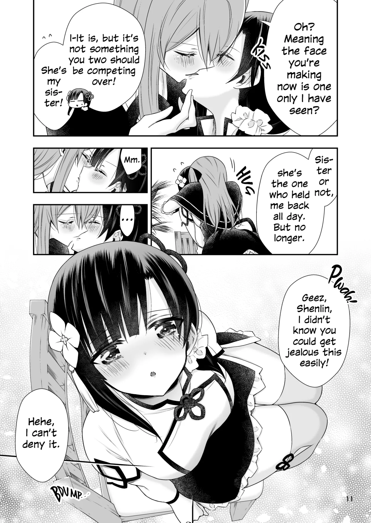 [Waterfall (Takano Saku)]Shenlin ga Yujia ni Yakimochi o Yaku Hanashi | When Shenlin Got Jealous Over Yujia(Assault Lily) [English] [Digital] Page 10