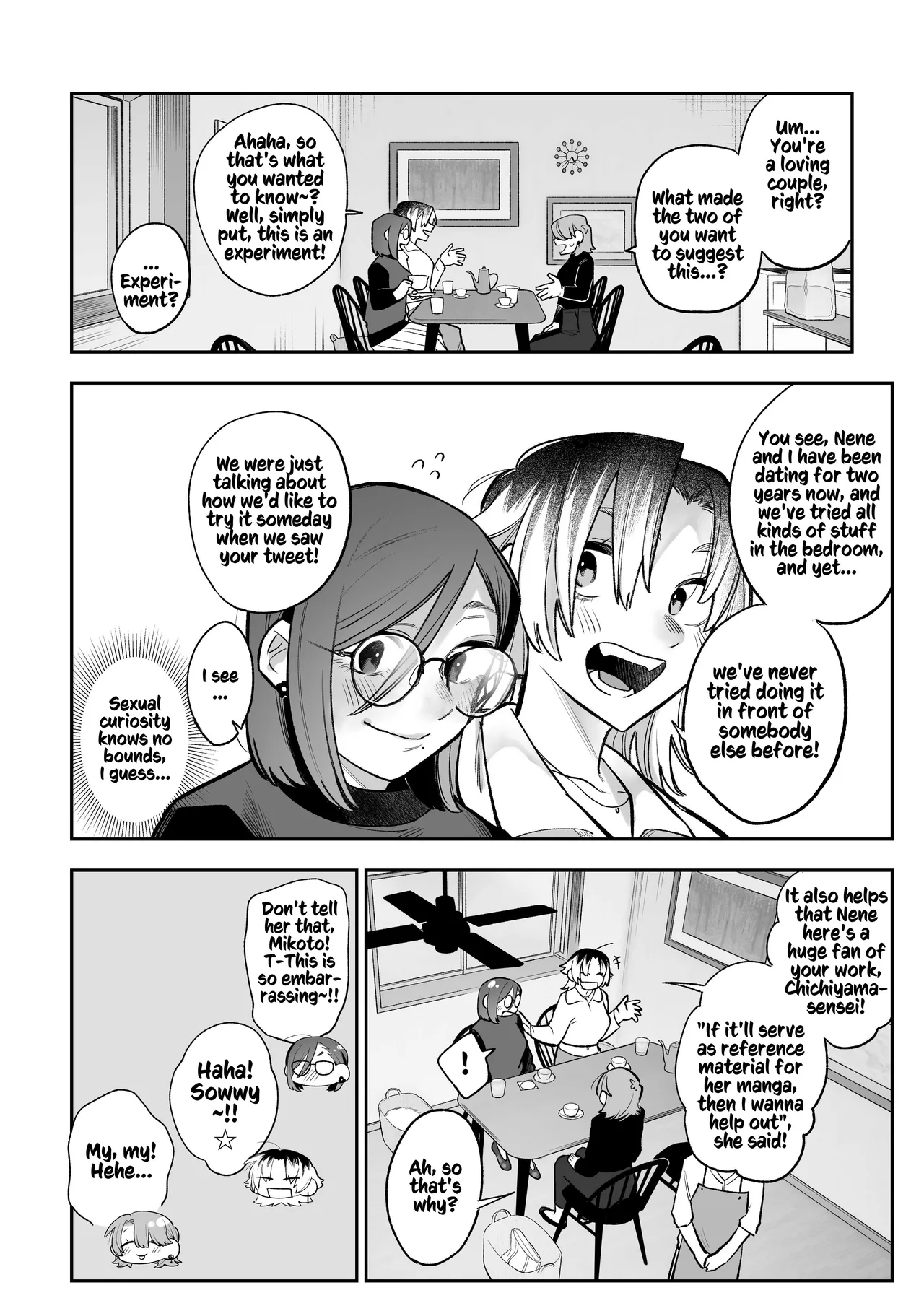 [Dozuke Taira Yuri Teikoku (Suzuo)]Onna Doushi no Sex ga Mitakatta dake nano ni Watashi mo Suru Koto ni Nattan da ga! | Roped Into Lezzy Sex: I Just Wanted to Watch~!![English] [Kusanuu] [Digital] Page 7