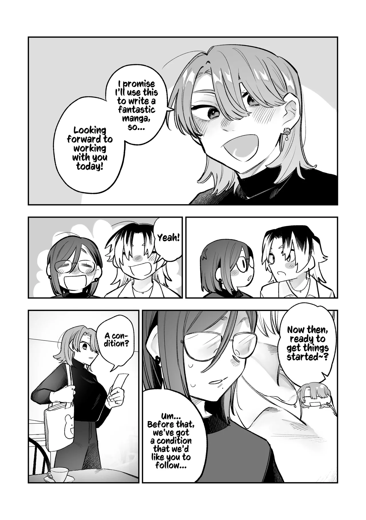 [Dozuke Taira Yuri Teikoku (Suzuo)]Onna Doushi no Sex ga Mitakatta dake nano ni Watashi mo Suru Koto ni Nattan da ga! | Roped Into Lezzy Sex: I Just Wanted to Watch~!![English] [Kusanuu] [Digital] Page 9