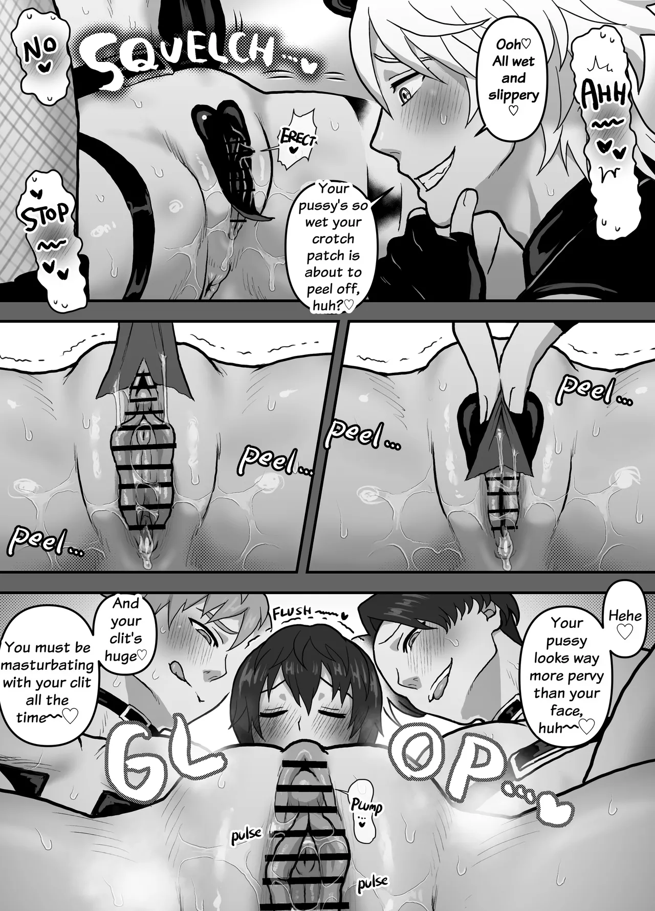 [Onoko Ya Honpo (Kamiwo Akira)]First Time at a Cuntboy Strip  Club[English] Page 10