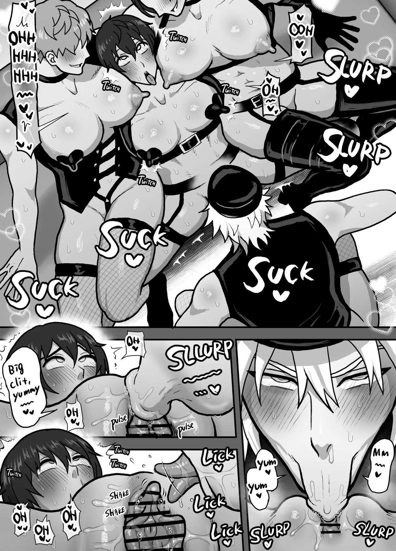 [Onoko Ya Honpo (Kamiwo Akira)]First Time at a Cuntboy Strip Club[English] Page 12