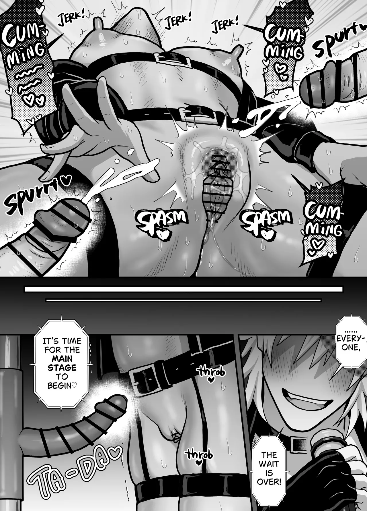 [Onoko Ya Honpo (Kamiwo Akira)]First Time at a Cuntboy Strip  Club[English] Page 22