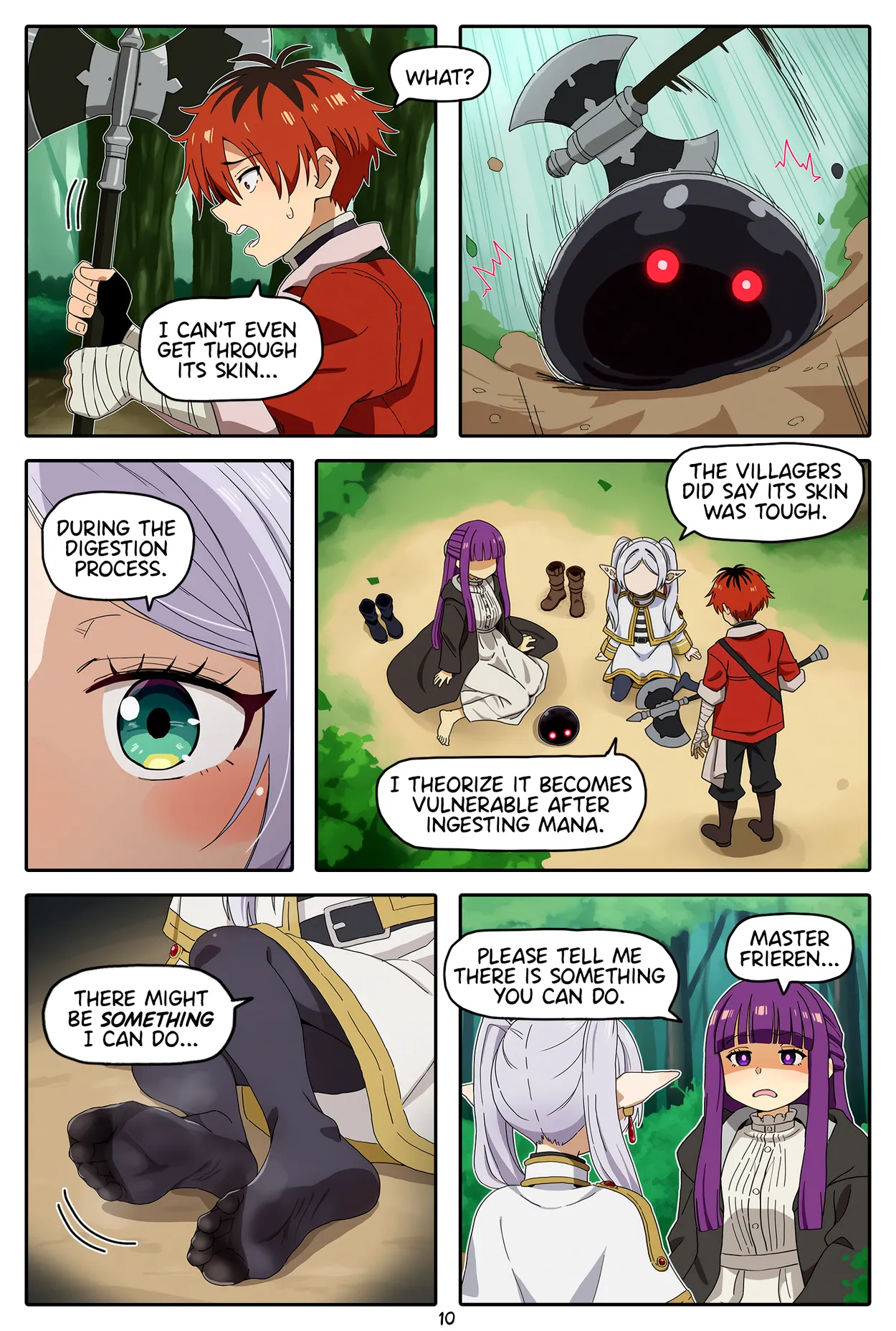 [Baba]A Frieren Quest: Toe-Sucker Ep. 1-6(ongoing) [English] [Uncensored] [AI Generated] Page 11