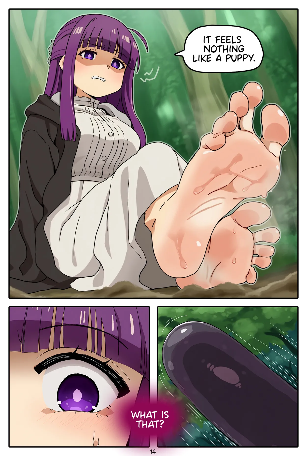 [Baba]A Frieren Quest: Toe-Sucker Ep. 1-6(ongoing) [English] [Uncensored] [AI Generated] Page 15