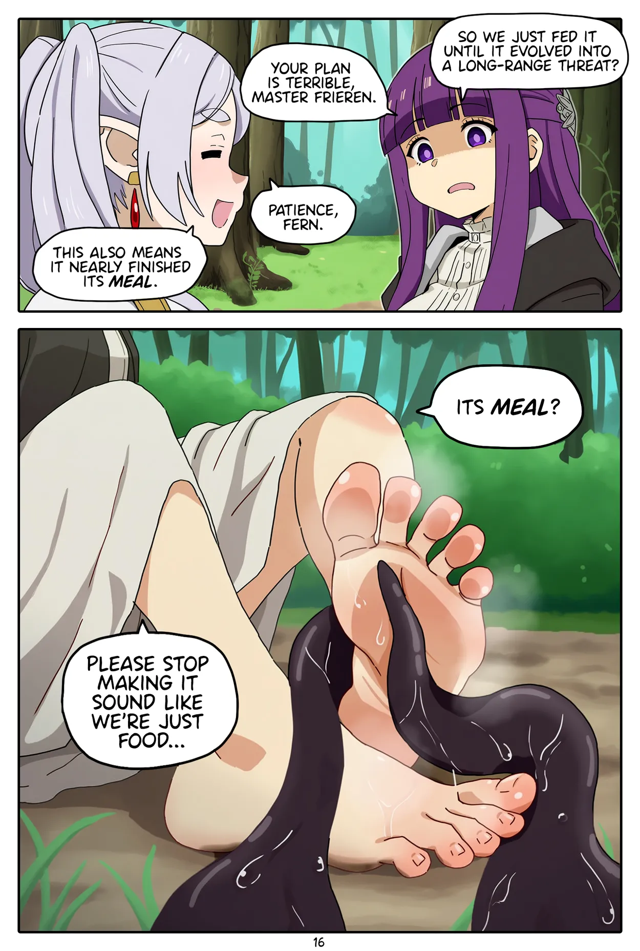 [Baba]A Frieren Quest: Toe-Sucker Ep. 1-6(ongoing) [English] [Uncensored] [AI Generated] Page 17