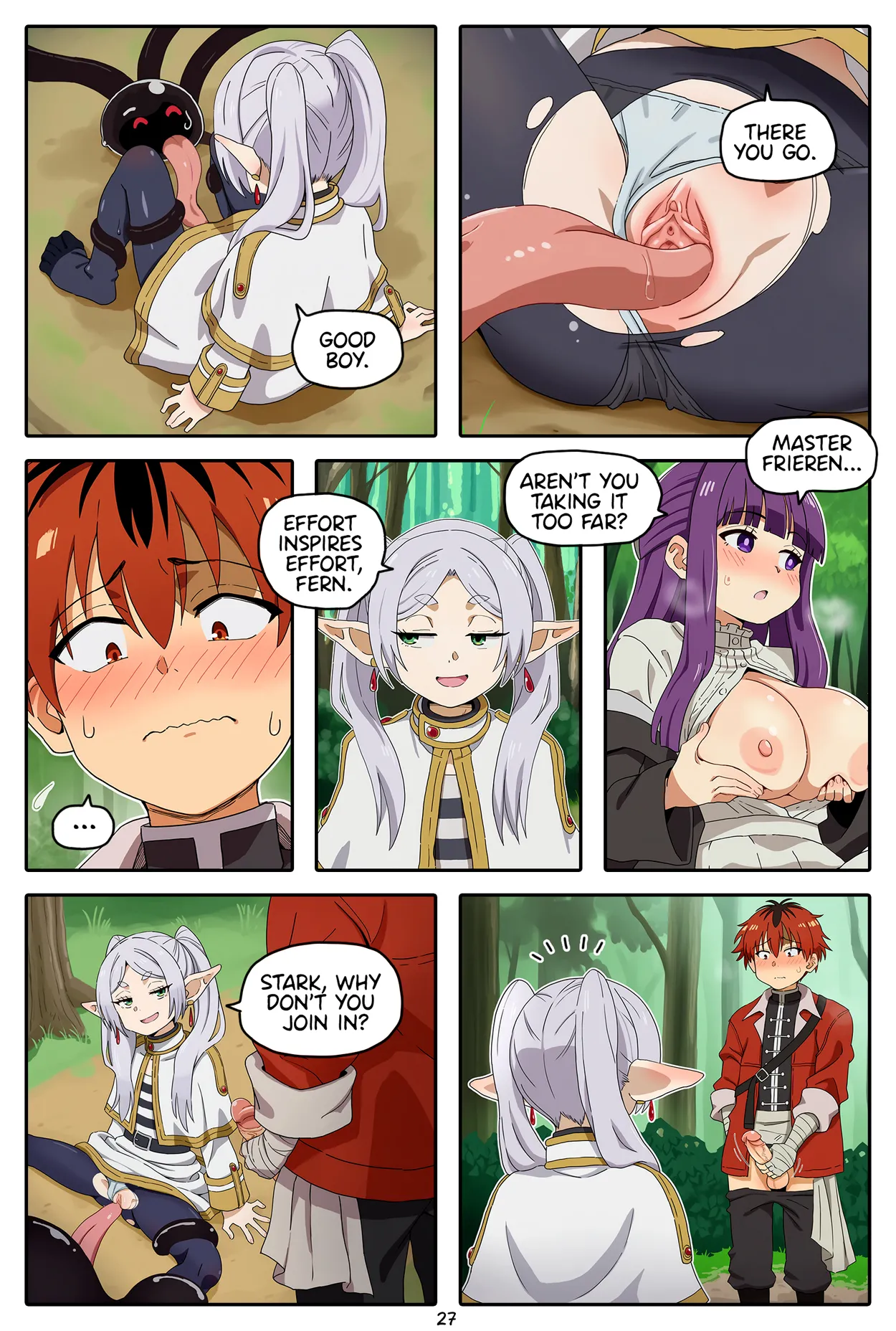 [Baba]A Frieren Quest: Toe-Sucker Ep. 1-6(ongoing) [English] [Uncensored] [AI Generated] Page 28
