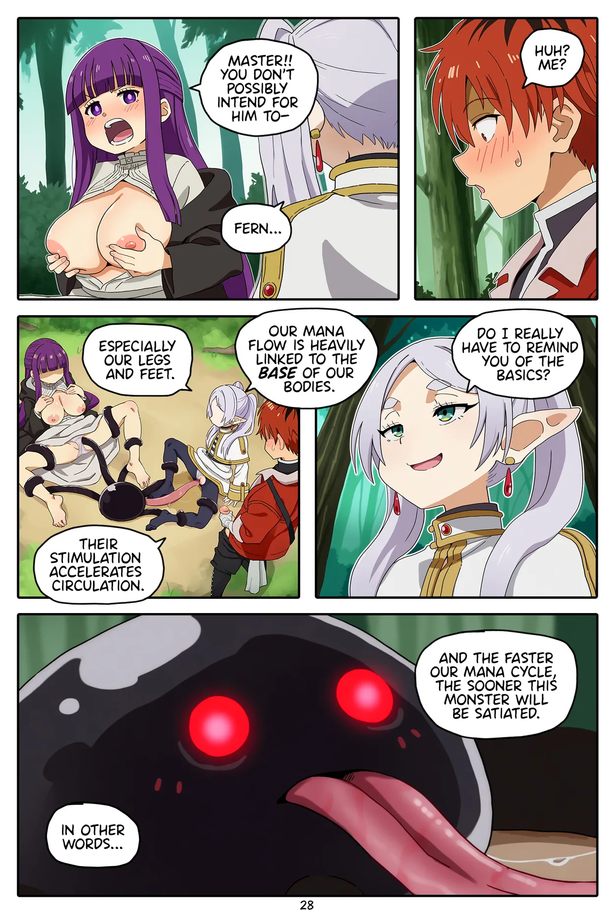 [Baba]A Frieren Quest: Toe-Sucker Ep. 1-6(ongoing) [English] [Uncensored] [AI Generated] Page 29