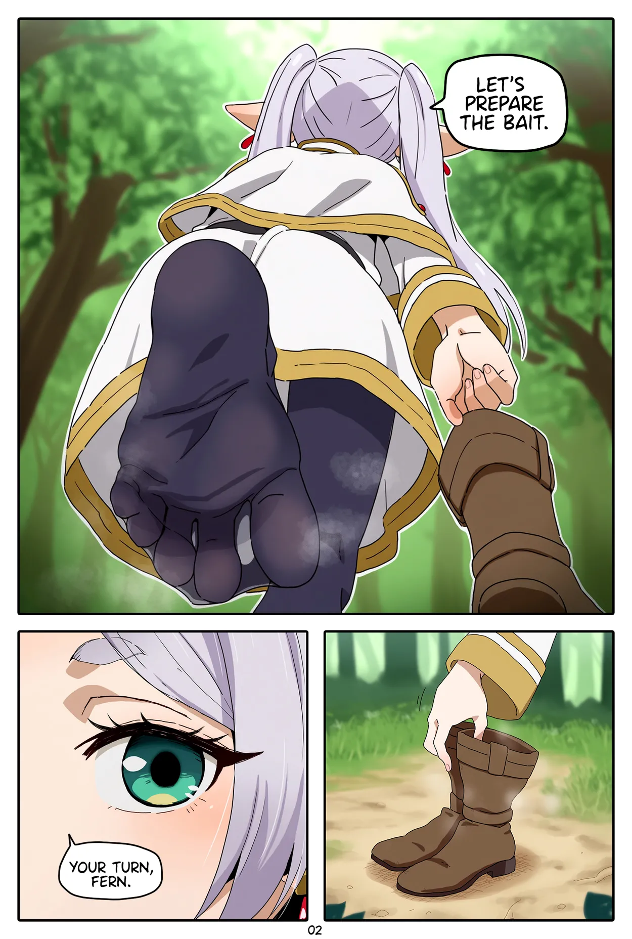 [Baba]A Frieren Quest: Toe-Sucker Ep. 1-6(ongoing) [English] [Uncensored] [AI Generated] Page 3