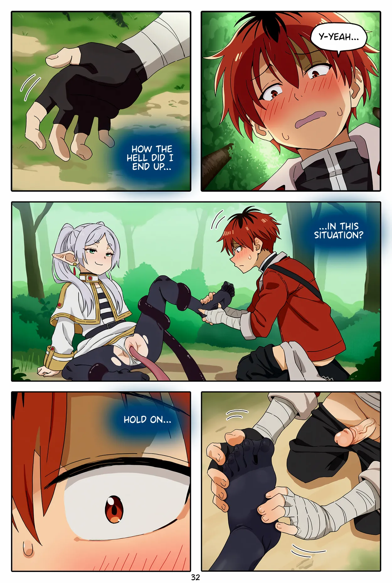 [Baba]A Frieren Quest: Toe-Sucker Ep. 1-6(ongoing) [English] [Uncensored] [AI Generated] Page 33