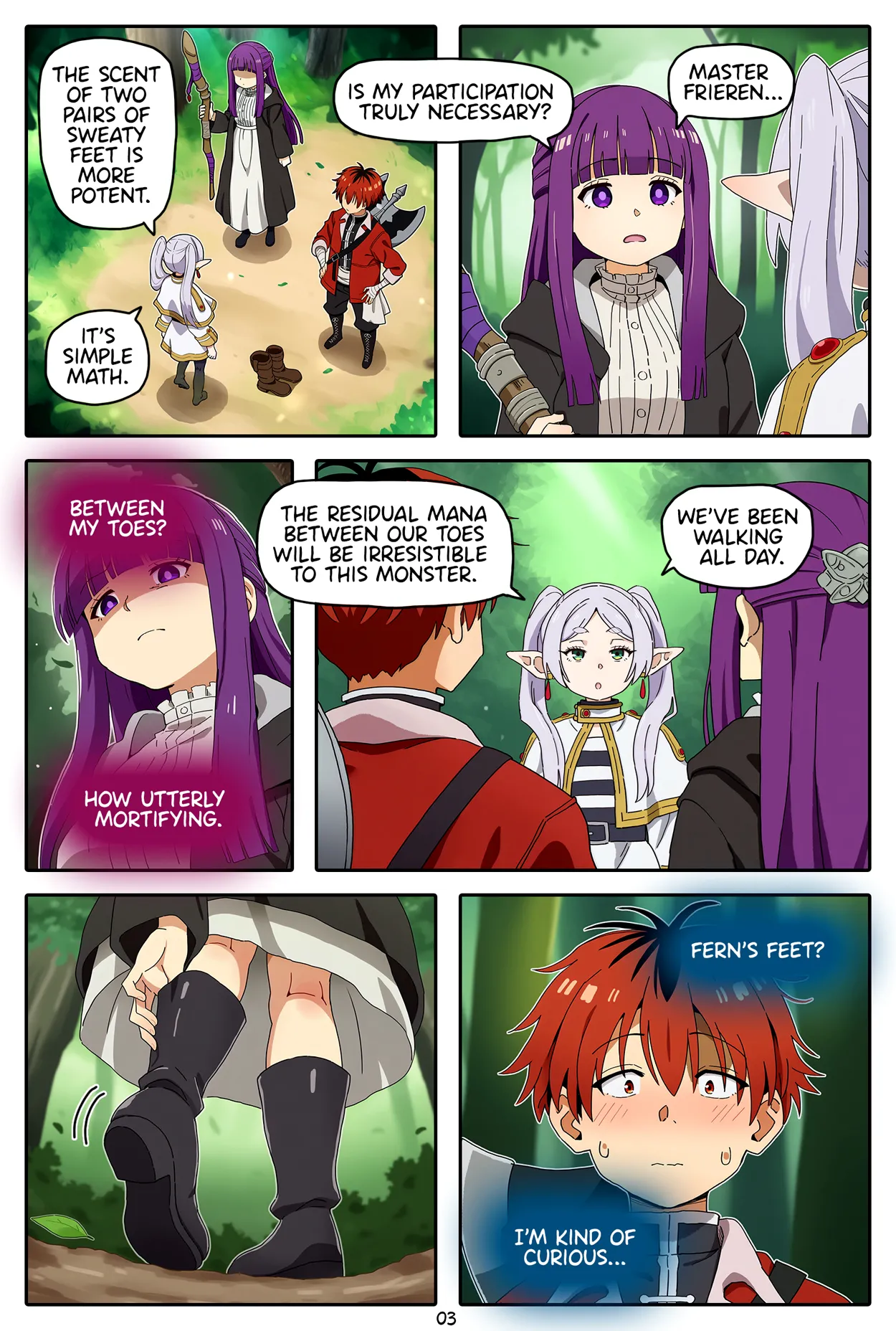 [Baba]A Frieren Quest: Toe-Sucker Ep. 1-6(ongoing) [English] [Uncensored] [AI Generated] Page 4