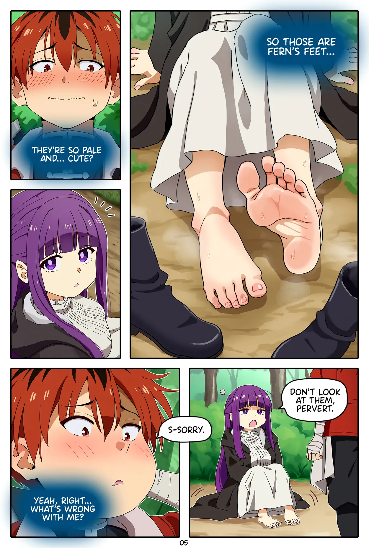 [Baba]A Frieren Quest: Toe-Sucker Ep. 1-6(ongoing) [English] [Uncensored] [AI Generated] Page 6