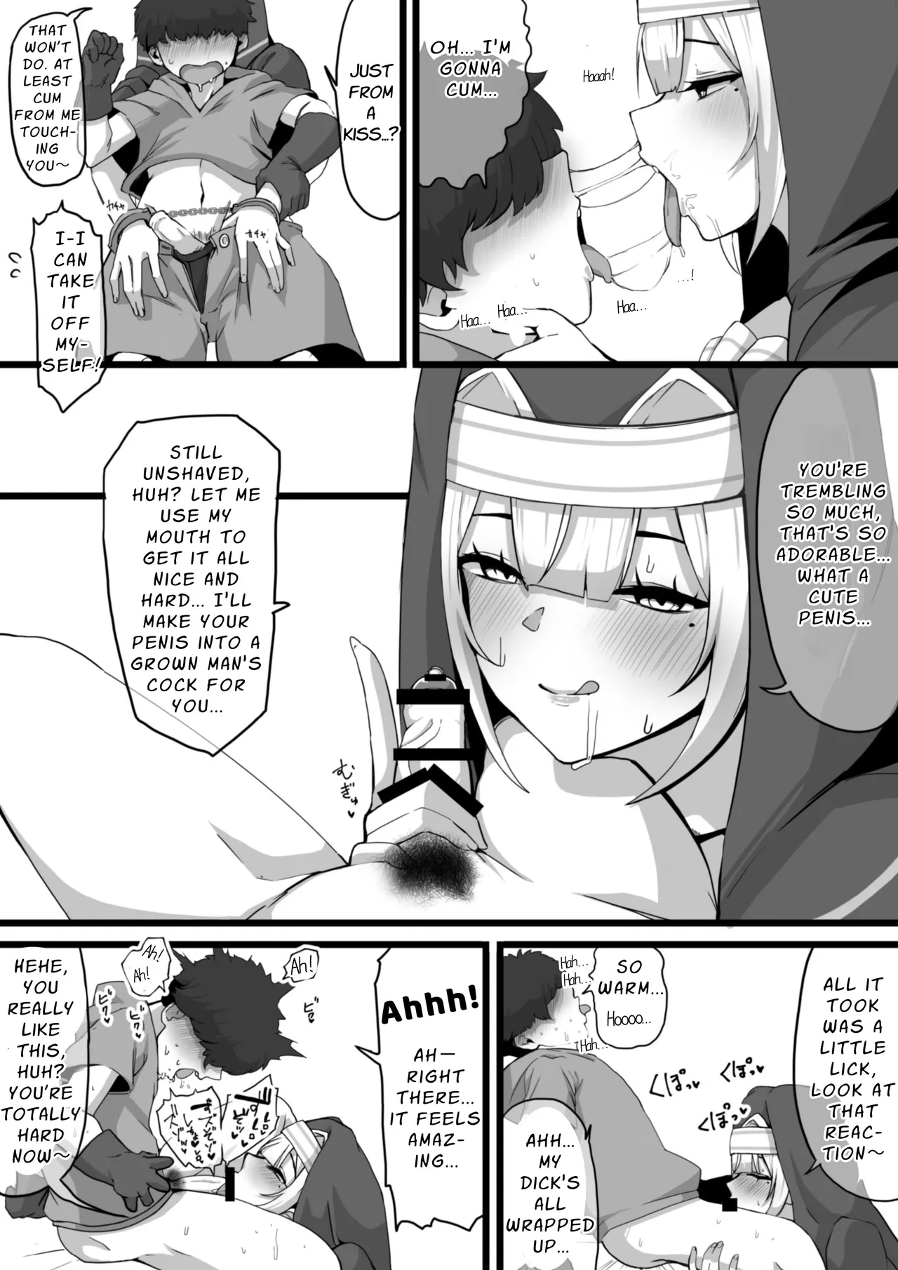 [Whisp (Nyarot)]Ansatsusha datta Onna Souryo-san ni Yuuwaku Sarete ~Amaama Oppai Shokei Sarete Shimau Maso Kanshu-san~ | The Masochistic Guard Seduced by the Assassin Nun ~Sweet Breast Punishment~[English] [Link-Link] Page 4